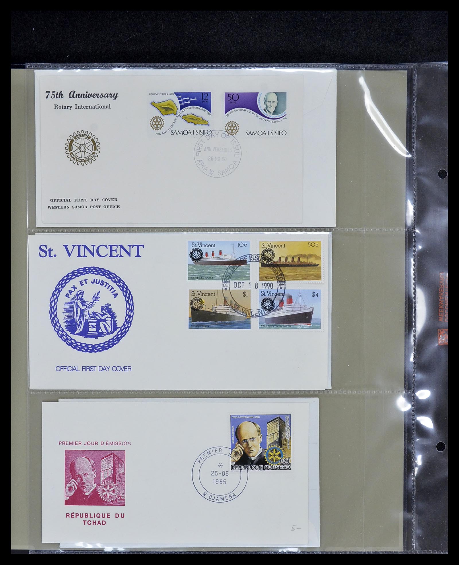 34499 069 - Postzegelverzameling 34499 Motief Rotary 1931-2011.