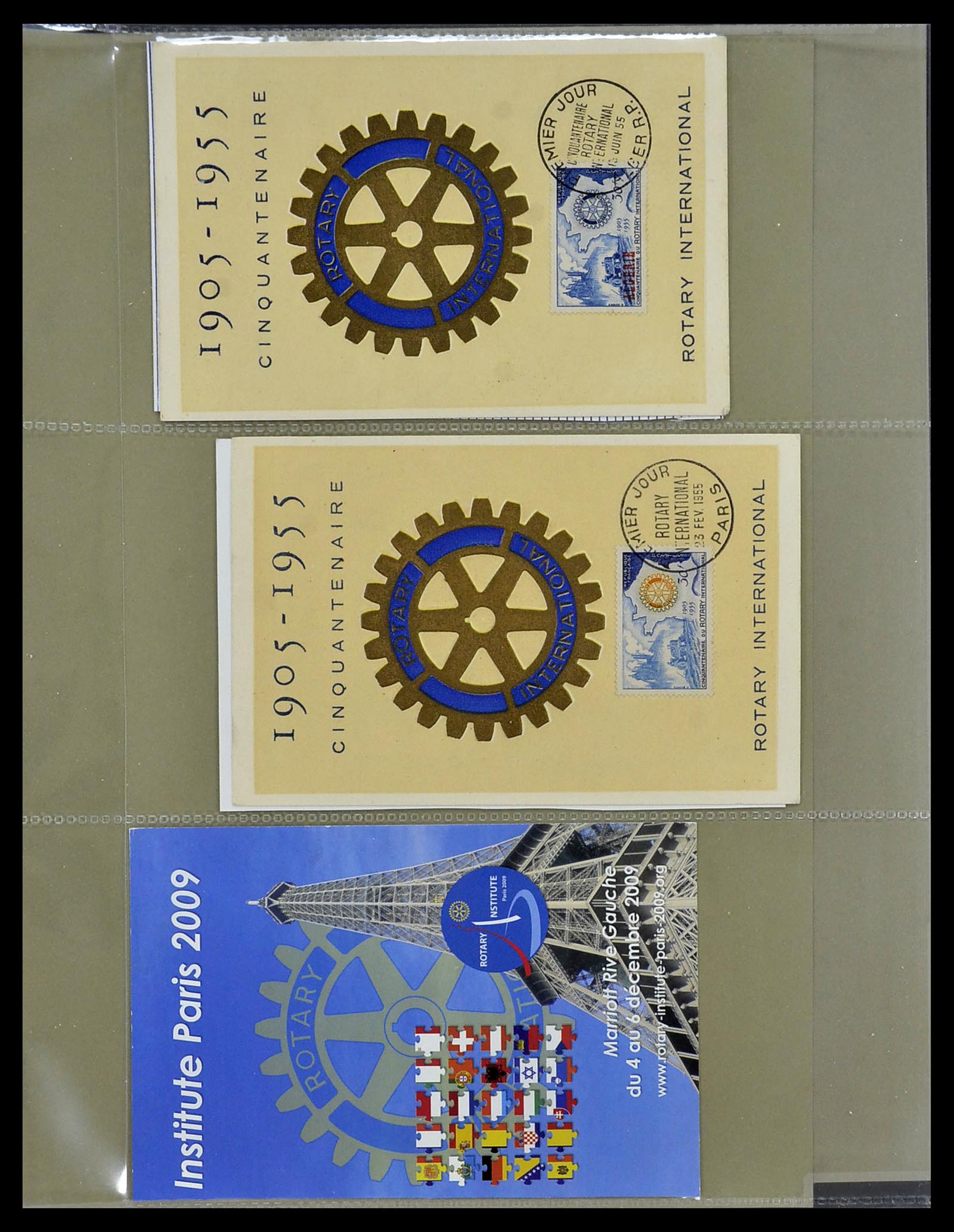 34499 103 - Postzegelverzameling 34499 Motief Rotary 1931-2011.