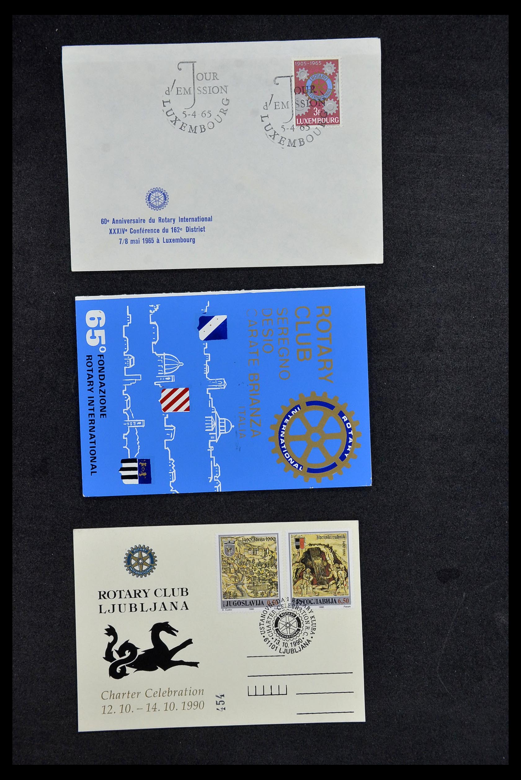 34499 111 - Postzegelverzameling 34499 Motief Rotary 1931-2011.