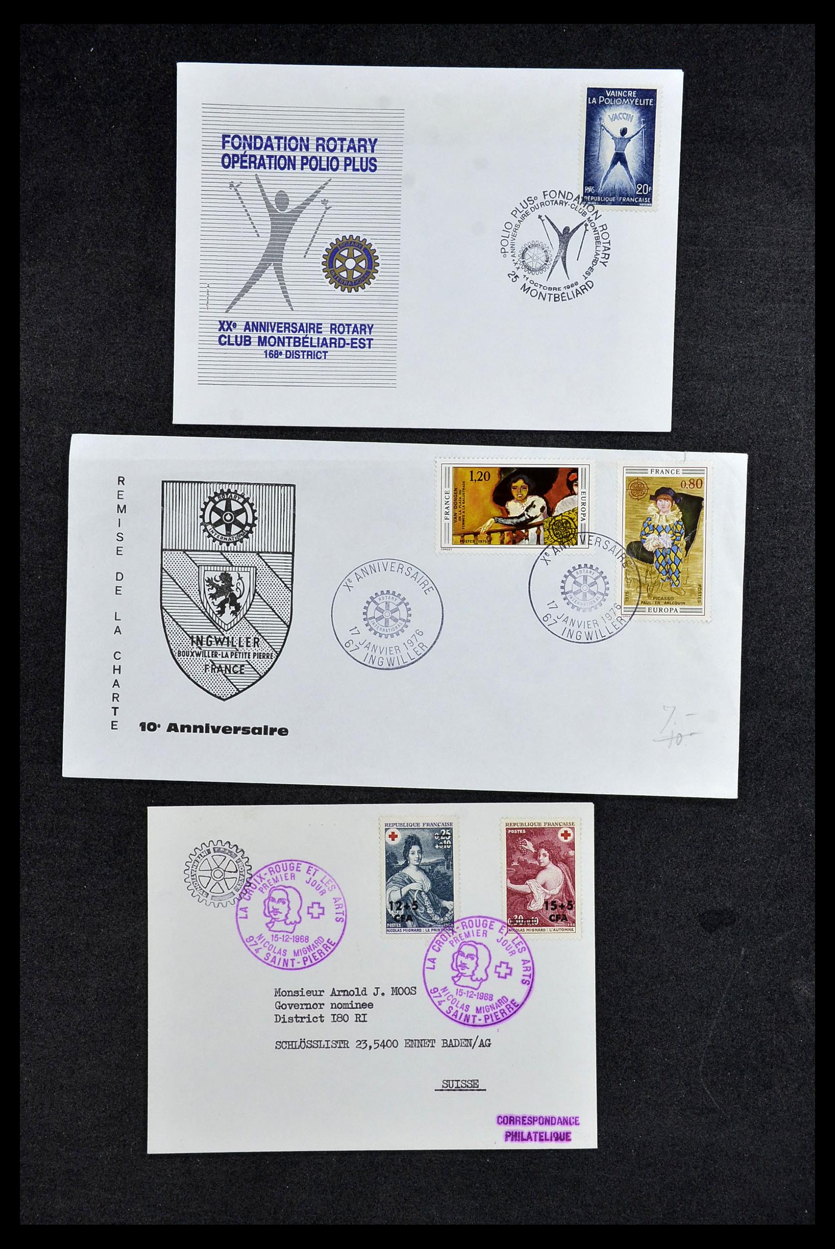 34499 113 - Postzegelverzameling 34499 Motief Rotary 1931-2011.