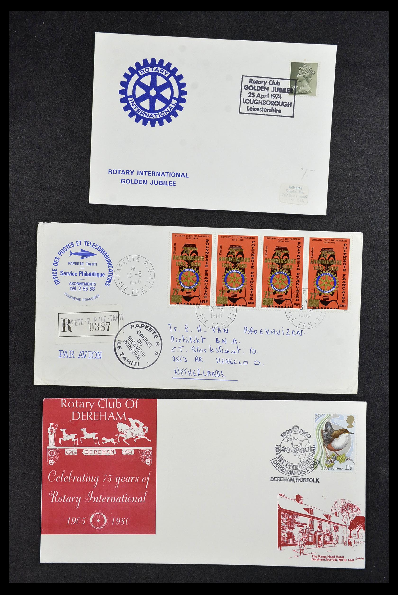 34499 118 - Postzegelverzameling 34499 Motief Rotary 1931-2011.