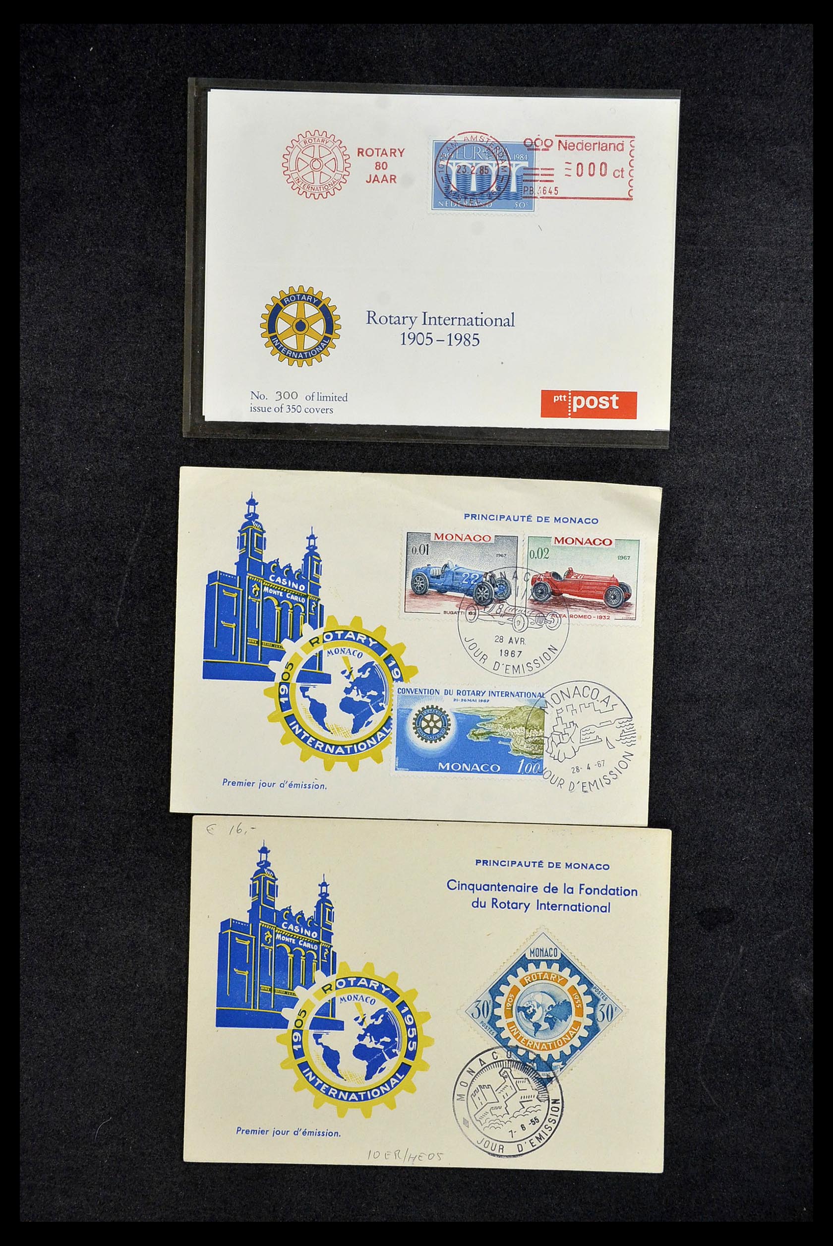 34499 119 - Postzegelverzameling 34499 Motief Rotary 1931-2011.