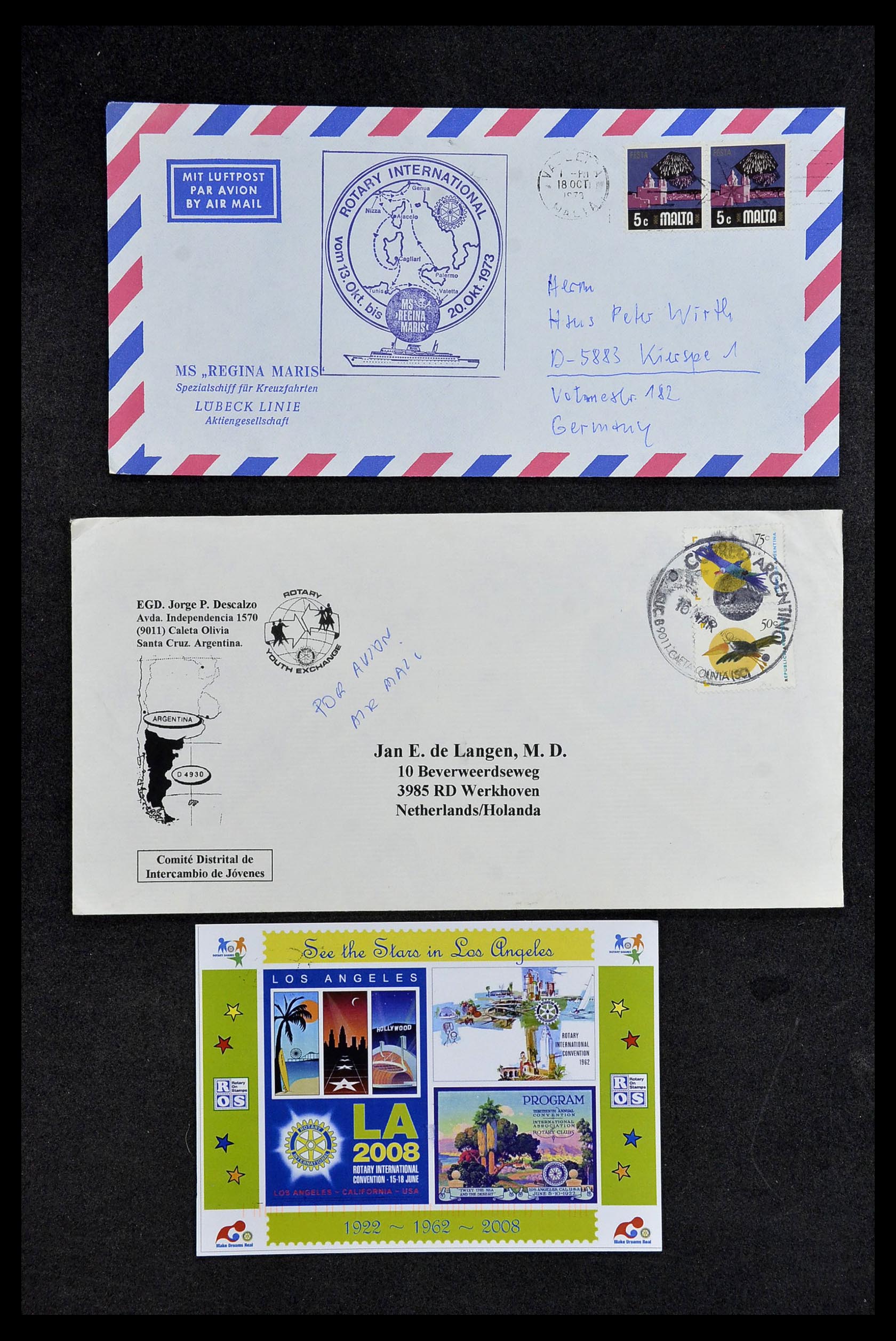 34499 120 - Postzegelverzameling 34499 Motief Rotary 1931-2011.