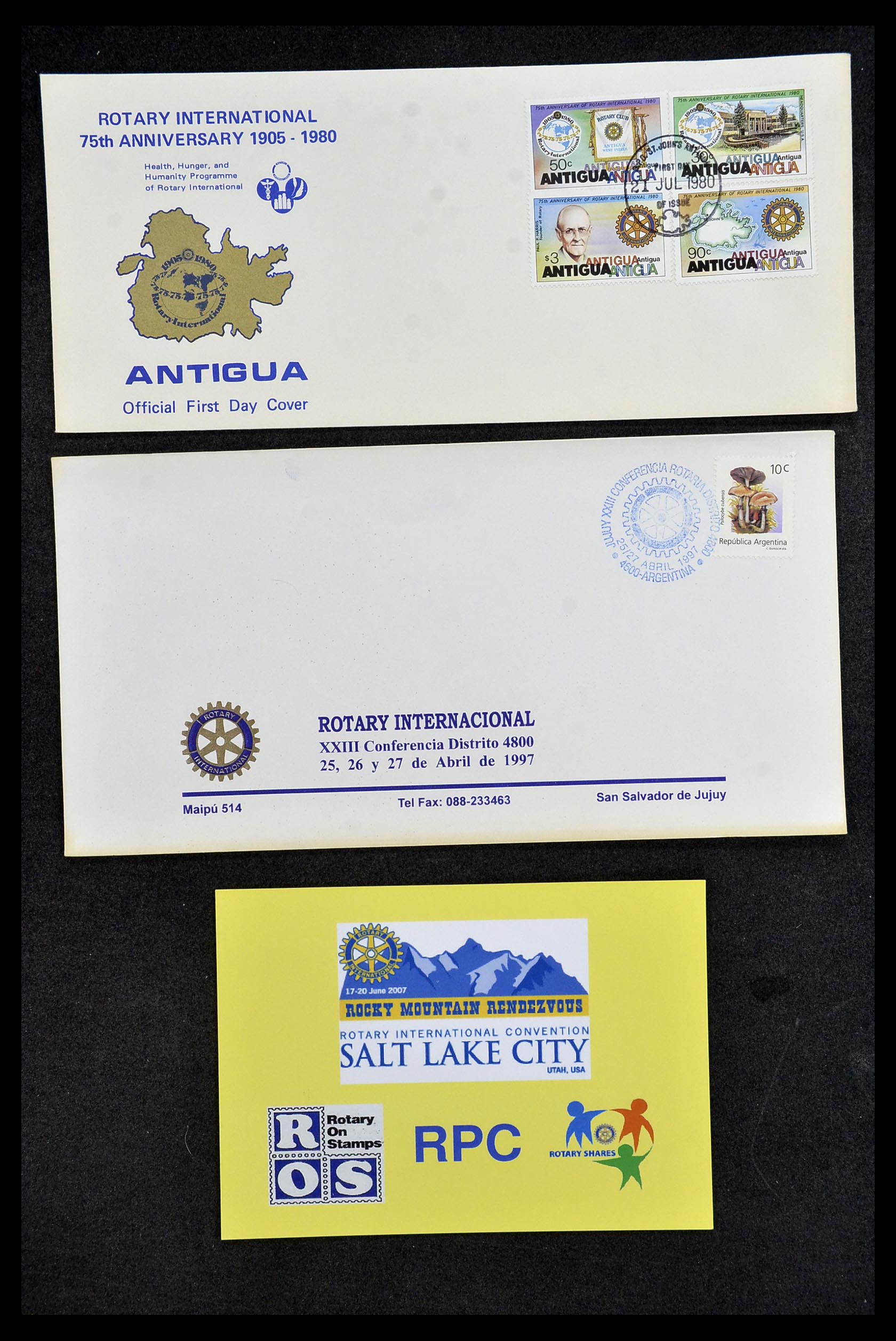 34499 121 - Postzegelverzameling 34499 Motief Rotary 1931-2011.