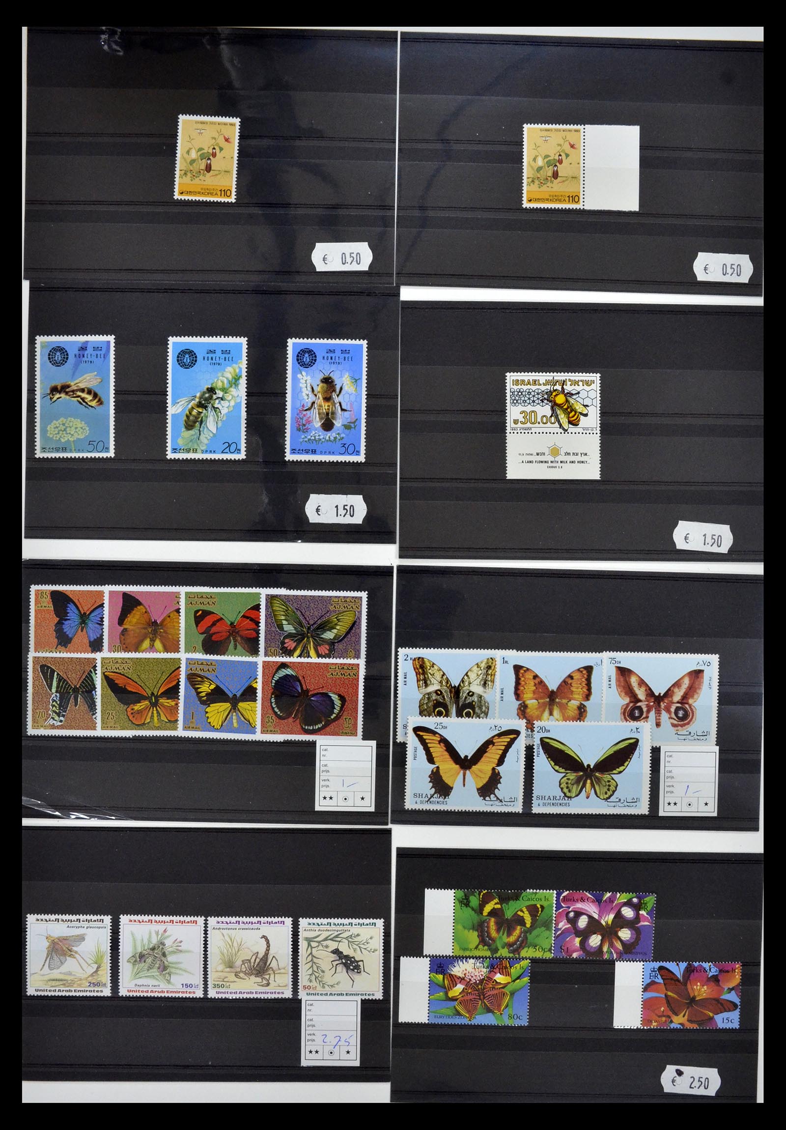 34501 003 - Postzegelverzameling 34501 Motief dieren 1960-2002.