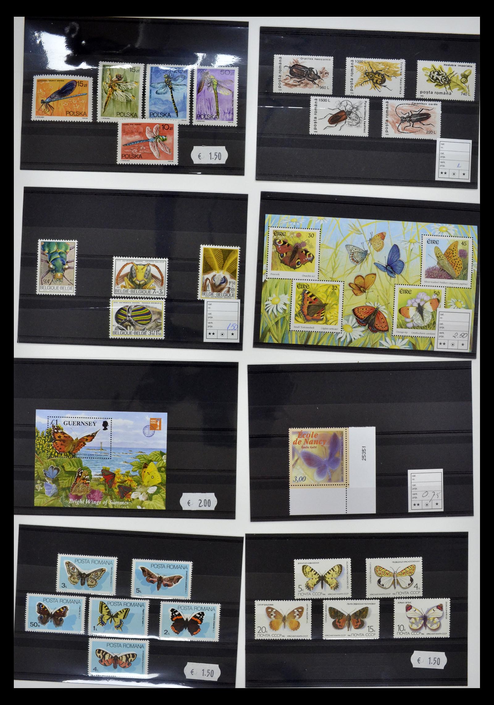 34501 004 - Postzegelverzameling 34501 Motief dieren 1960-2002.