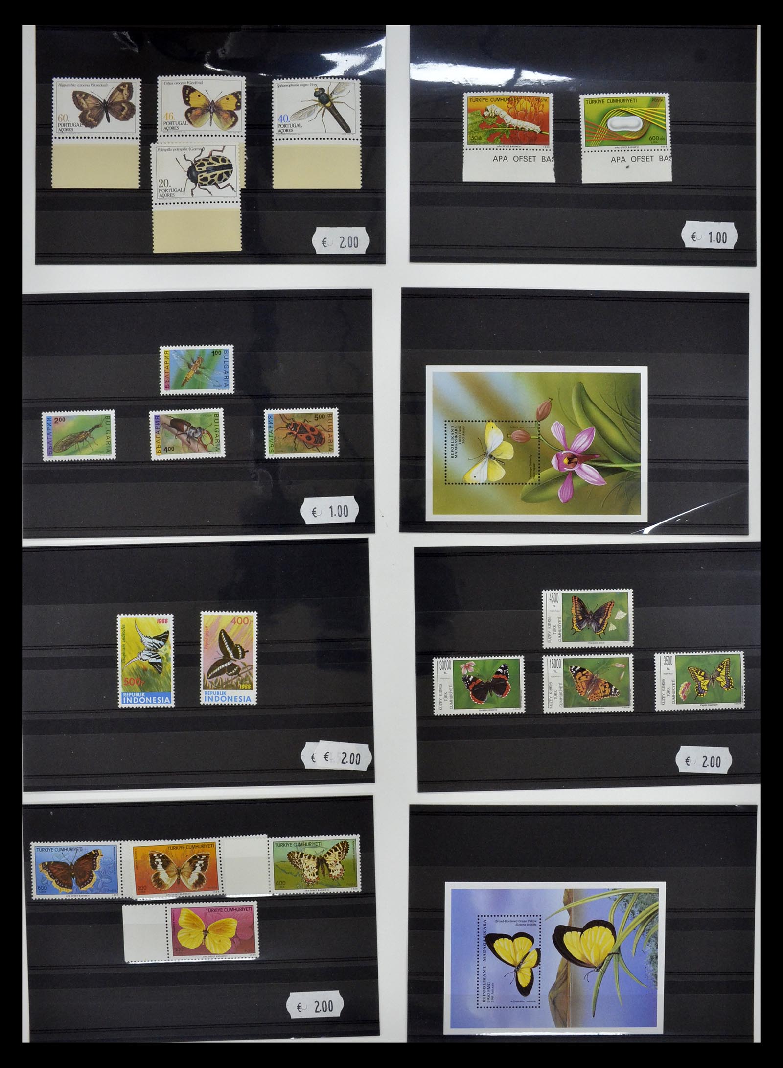 34501 007 - Postzegelverzameling 34501 Motief dieren 1960-2002.