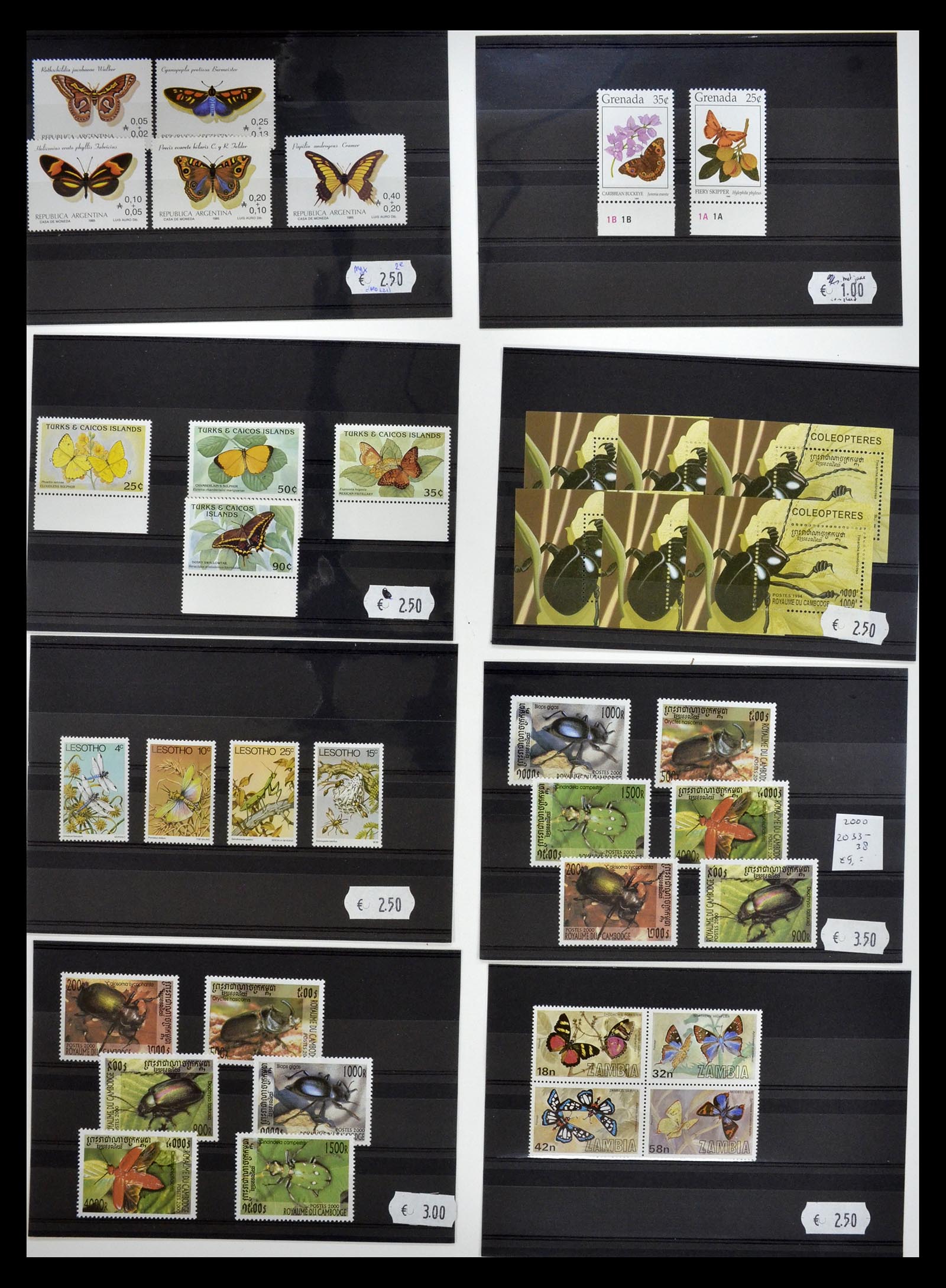 34501 009 - Postzegelverzameling 34501 Motief dieren 1960-2002.