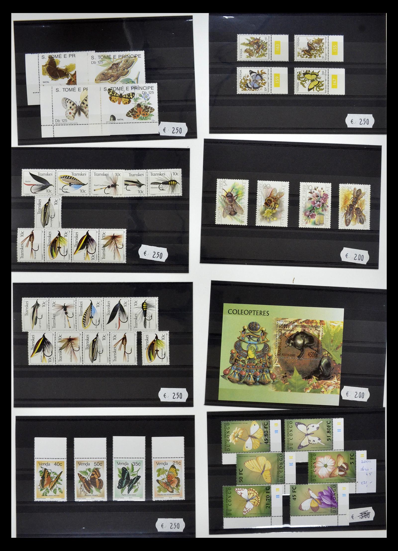 34501 010 - Postzegelverzameling 34501 Motief dieren 1960-2002.