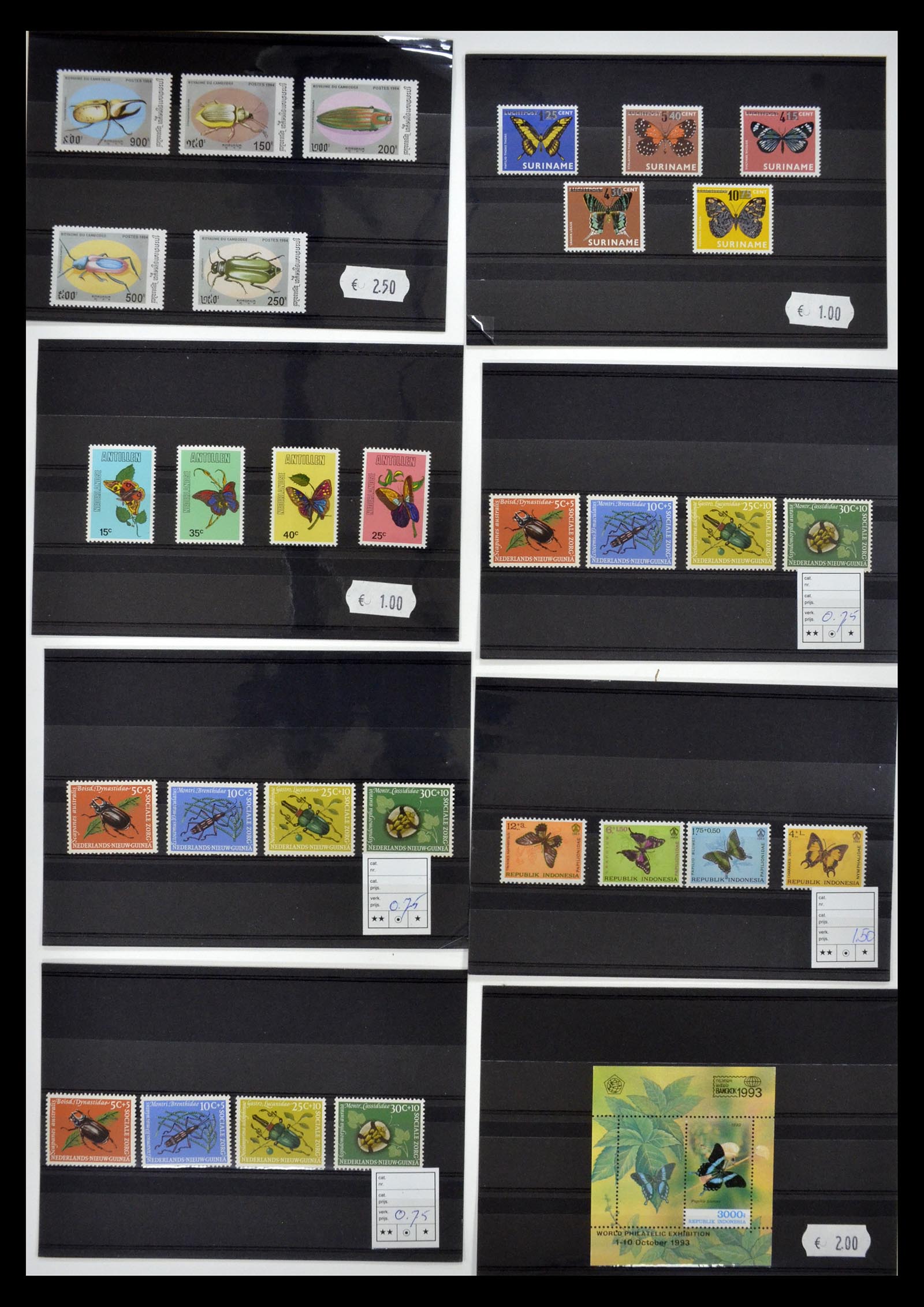 34501 011 - Postzegelverzameling 34501 Motief dieren 1960-2002.
