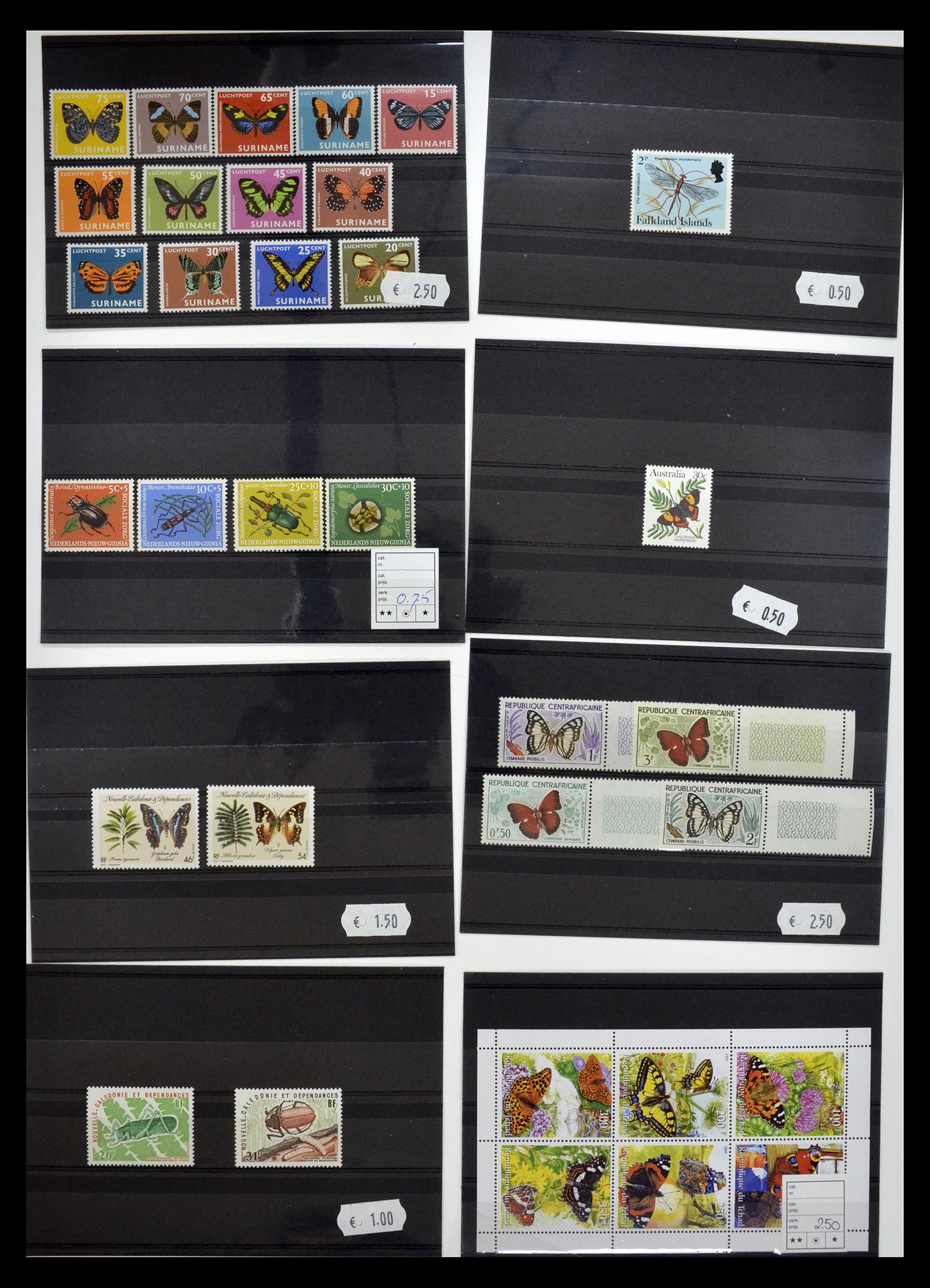 34501 012 - Postzegelverzameling 34501 Motief dieren 1960-2002.