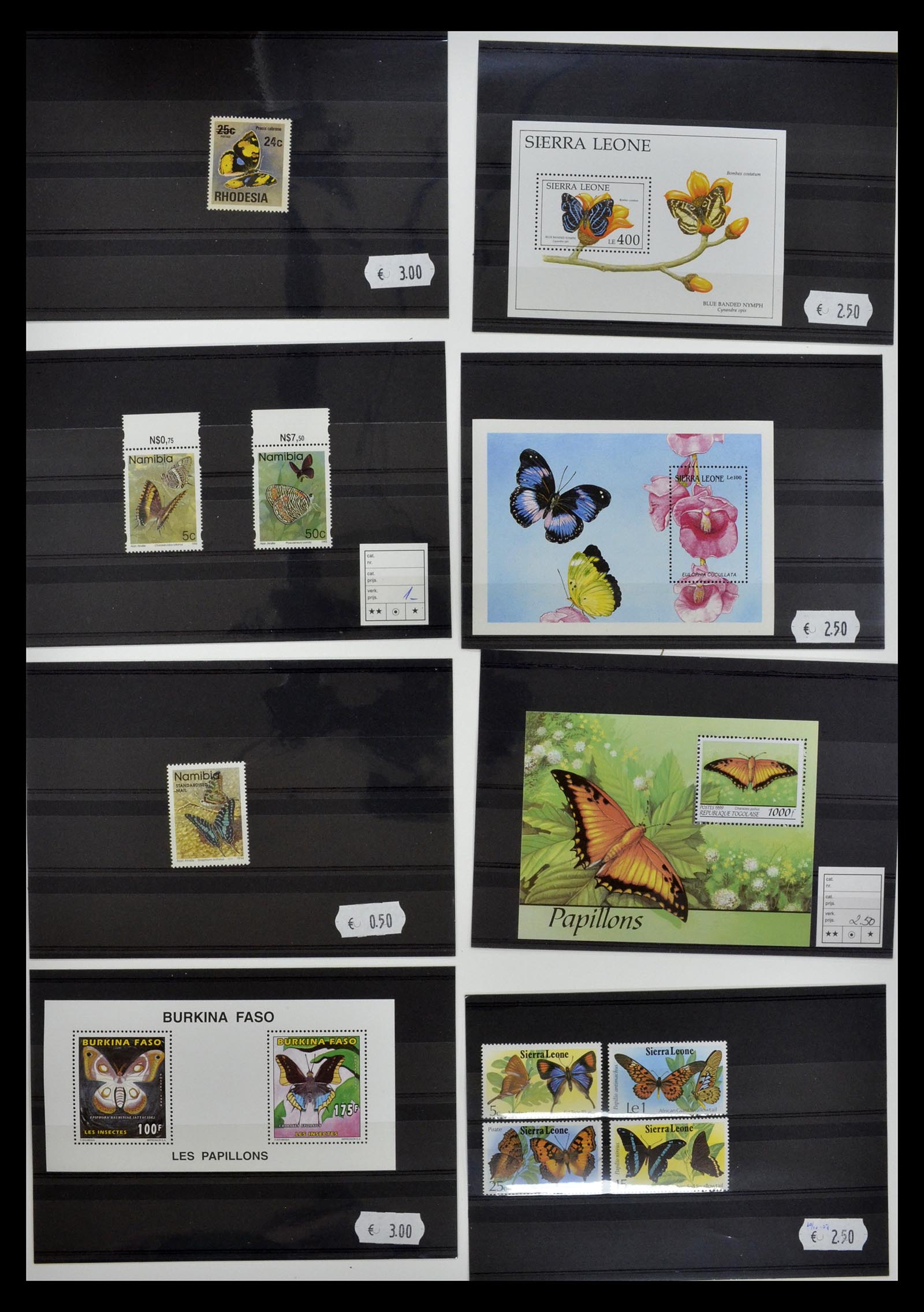 34501 013 - Stamp Collection 34501 Theme animals 1960-2002.