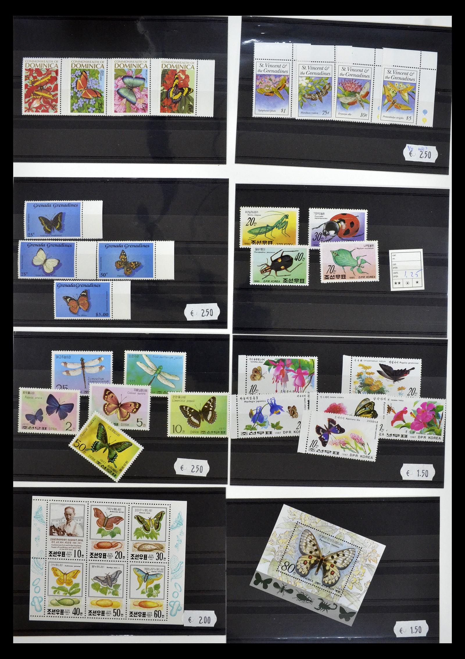 34501 015 - Postzegelverzameling 34501 Motief dieren 1960-2002.