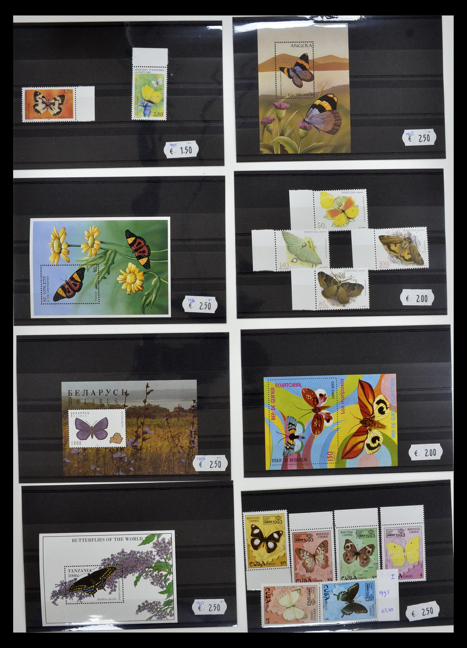 34501 017 - Stamp Collection 34501 Theme animals 1960-2002.