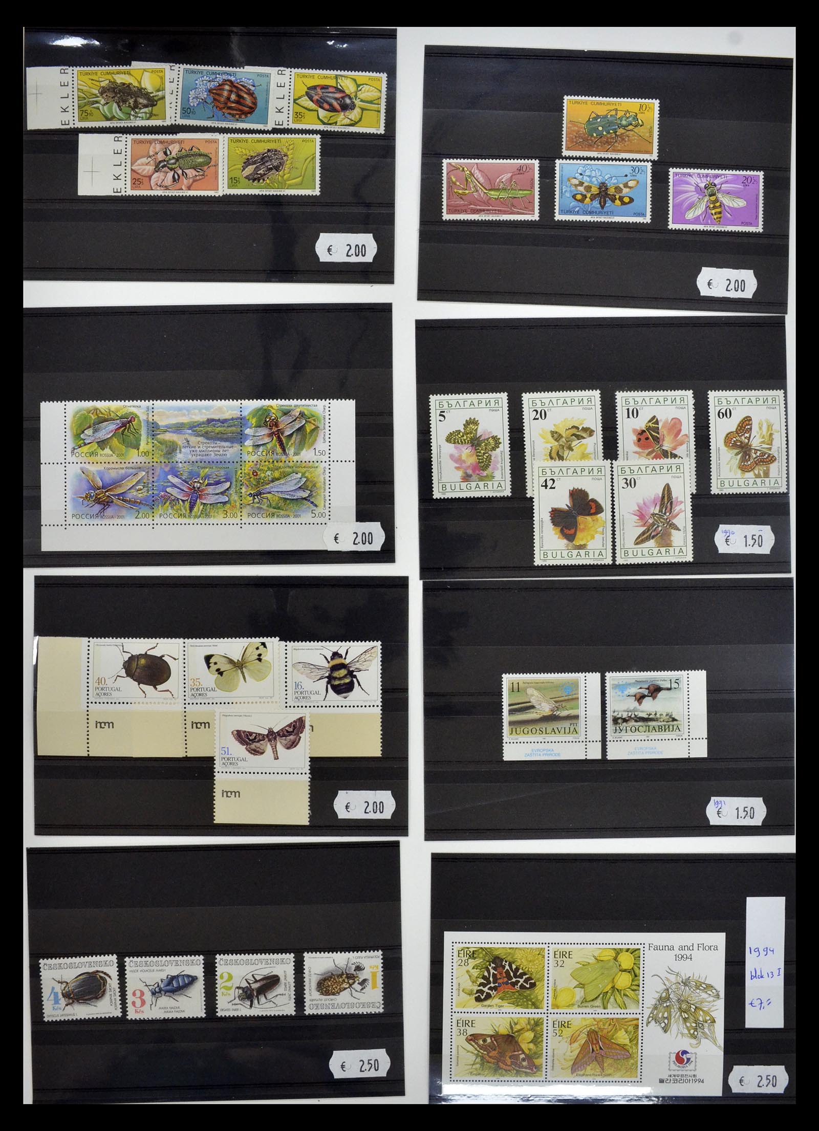 34501 019 - Postzegelverzameling 34501 Motief dieren 1960-2002.