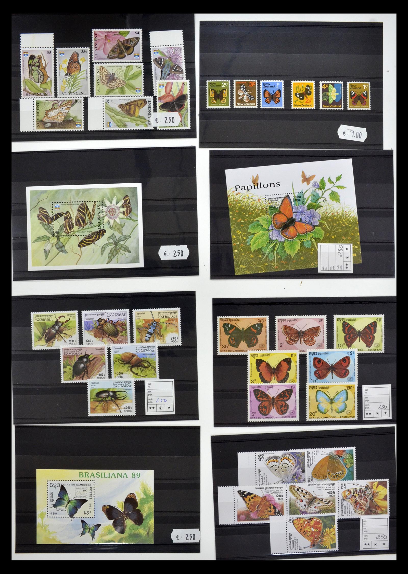 34501 023 - Postzegelverzameling 34501 Motief dieren 1960-2002.