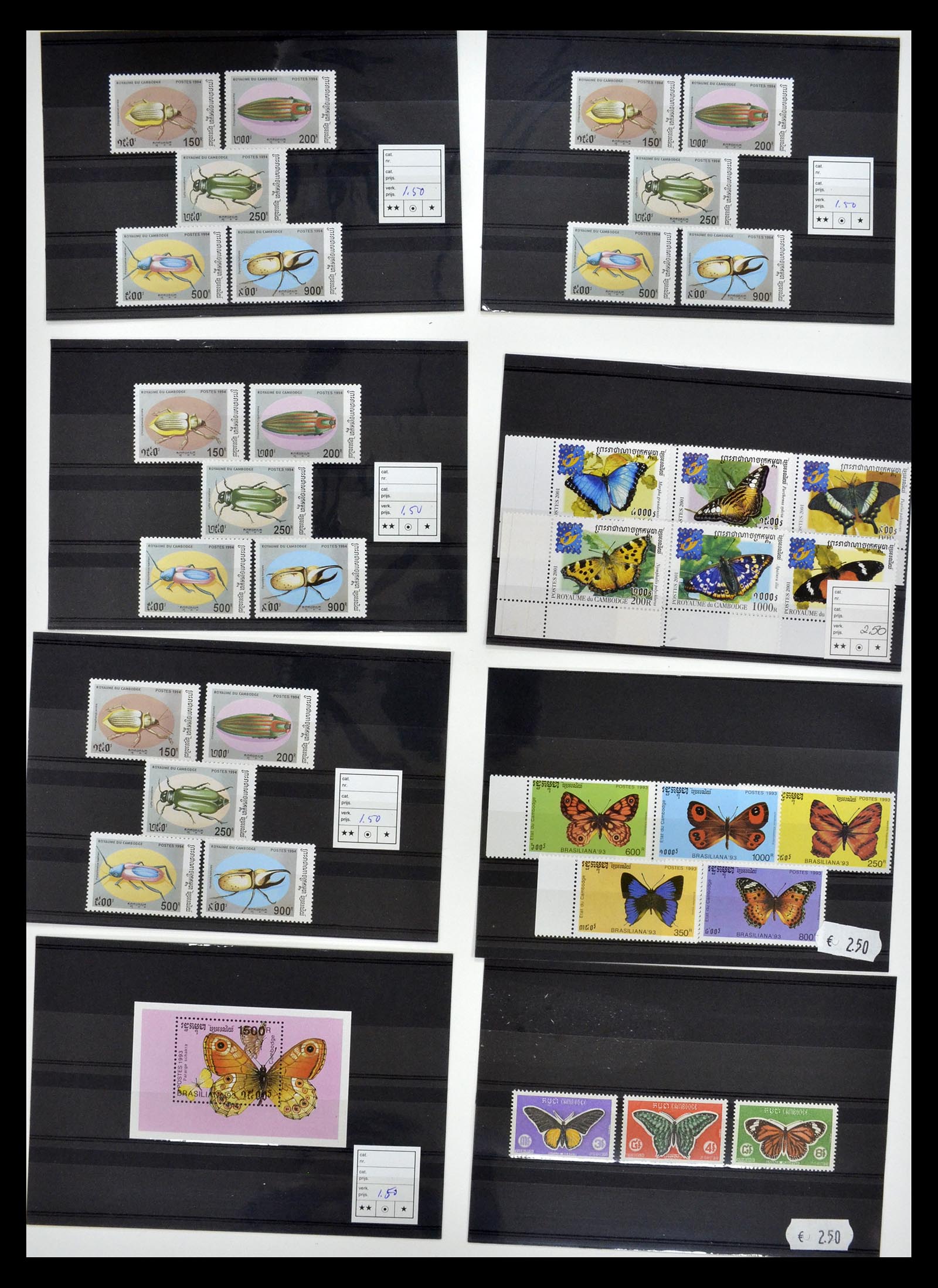 34501 024 - Postzegelverzameling 34501 Motief dieren 1960-2002.