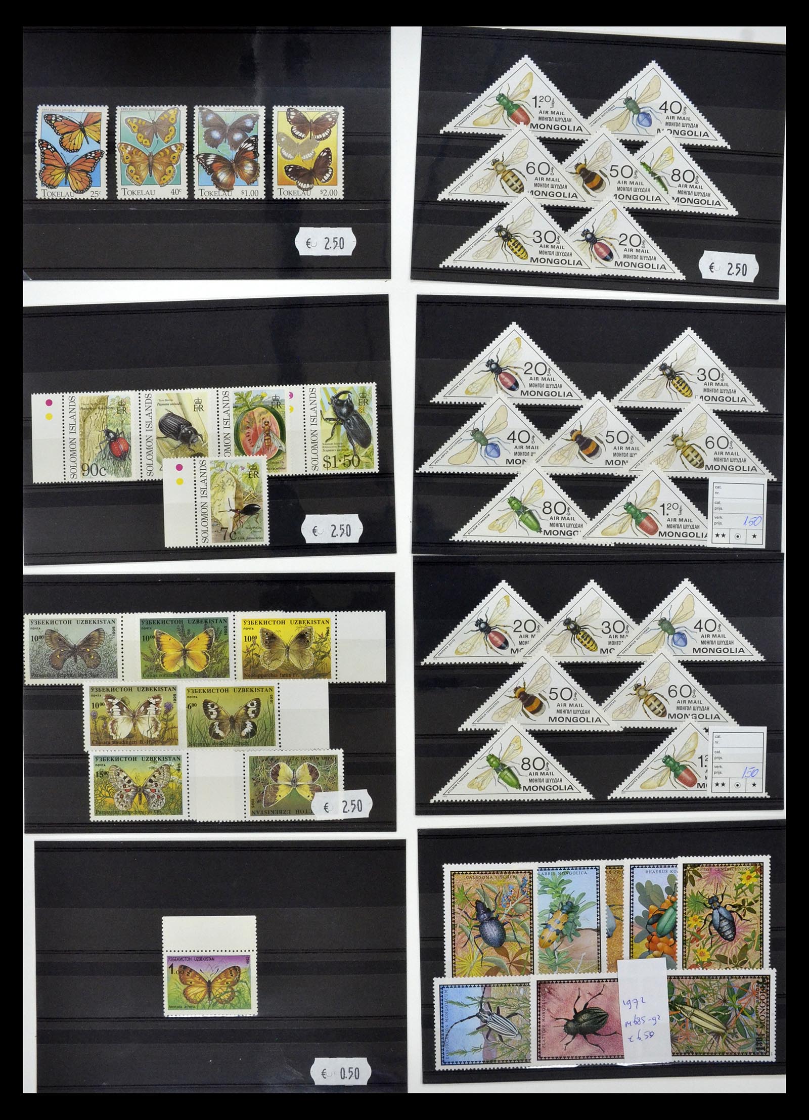 34501 026 - Postzegelverzameling 34501 Motief dieren 1960-2002.