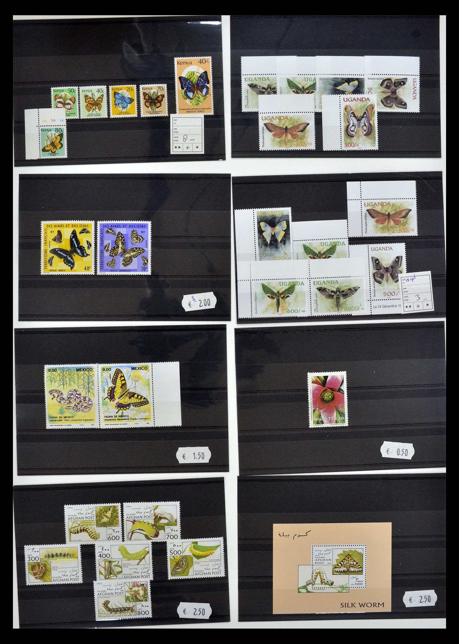 34501 028 - Postzegelverzameling 34501 Motief dieren 1960-2002.