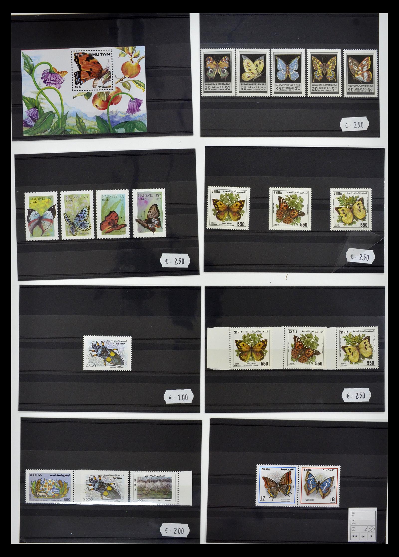 34501 030 - Postzegelverzameling 34501 Motief dieren 1960-2002.
