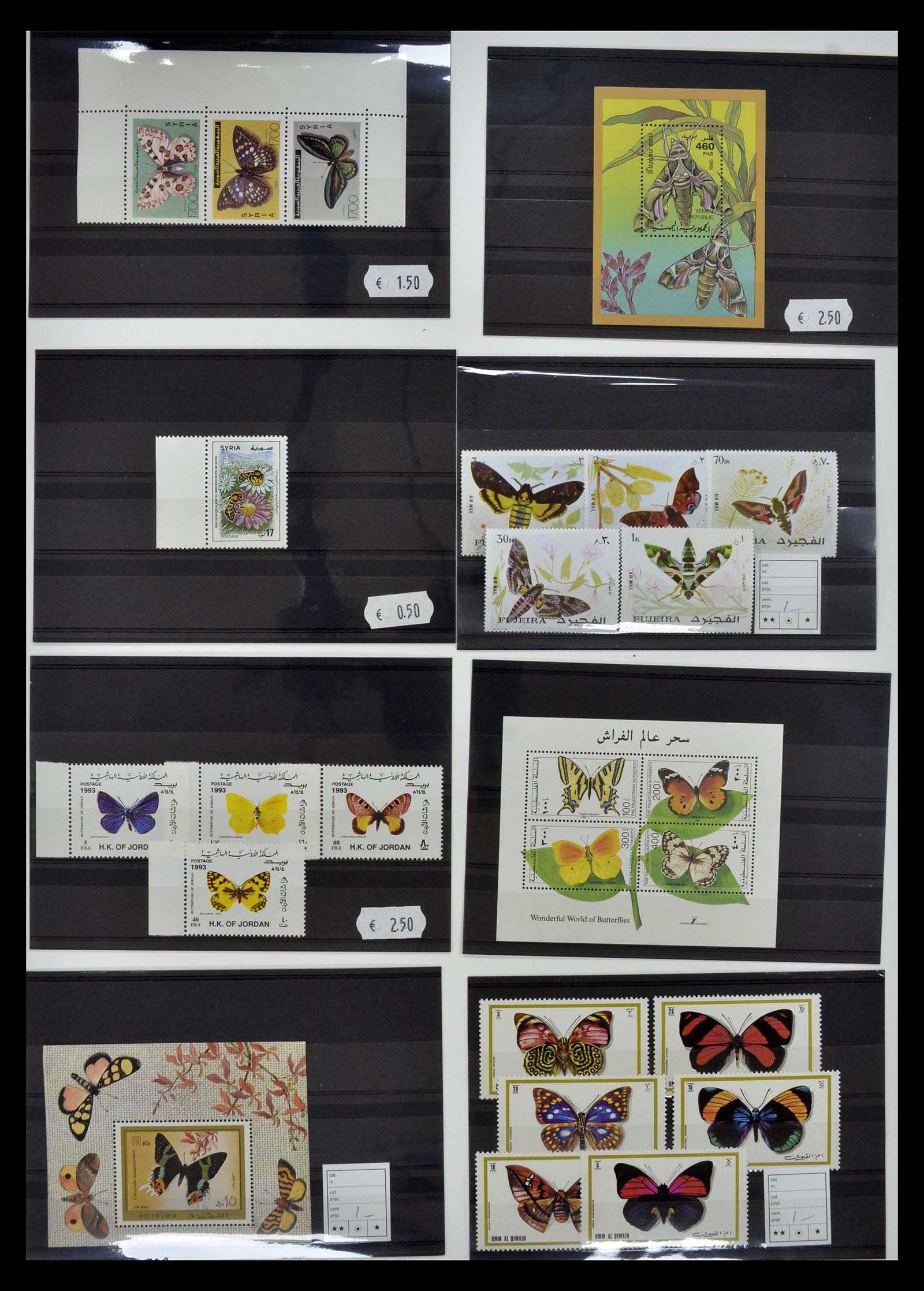 34501 031 - Postzegelverzameling 34501 Motief dieren 1960-2002.