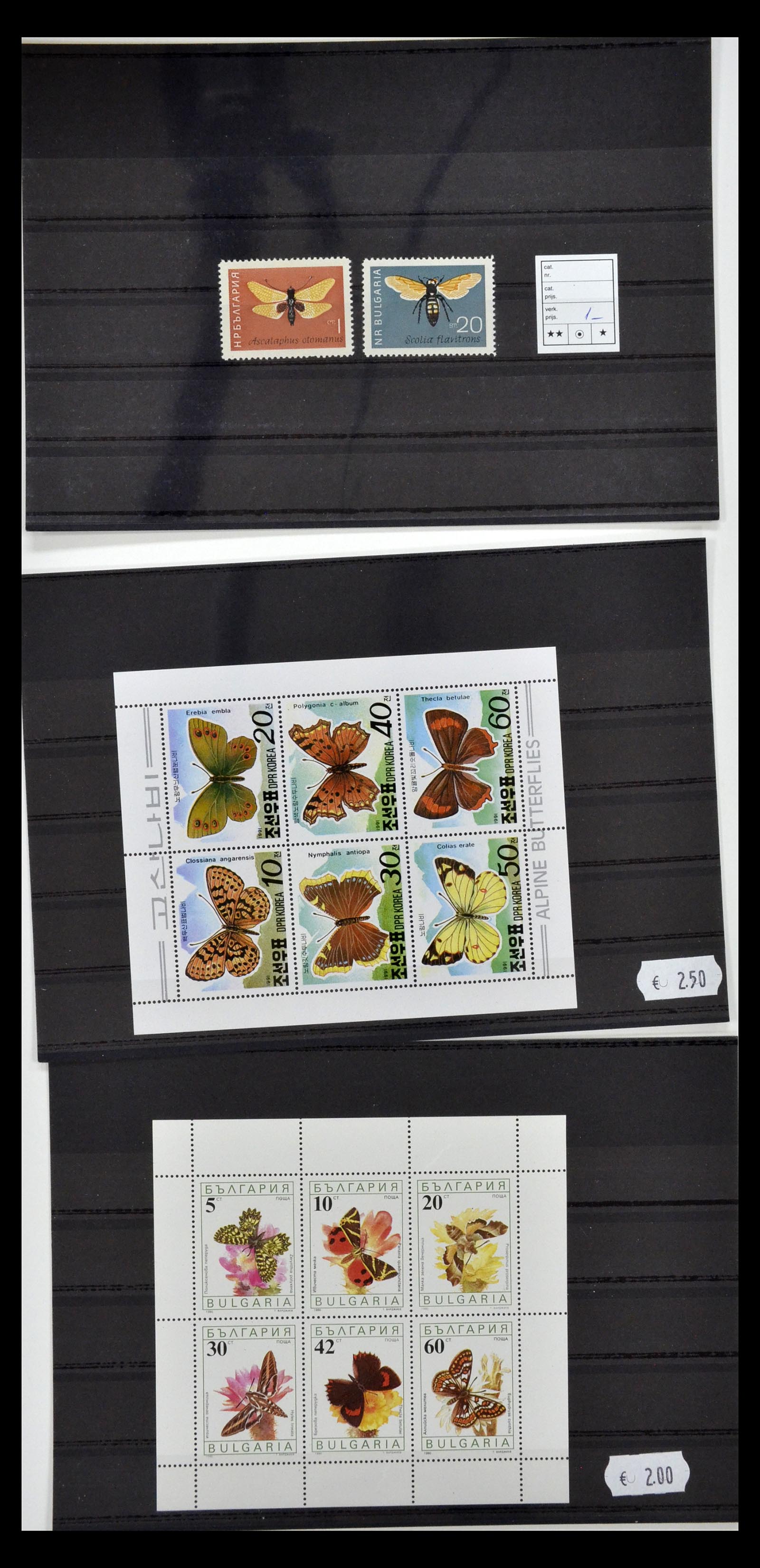 34501 042 - Postzegelverzameling 34501 Motief dieren 1960-2002.