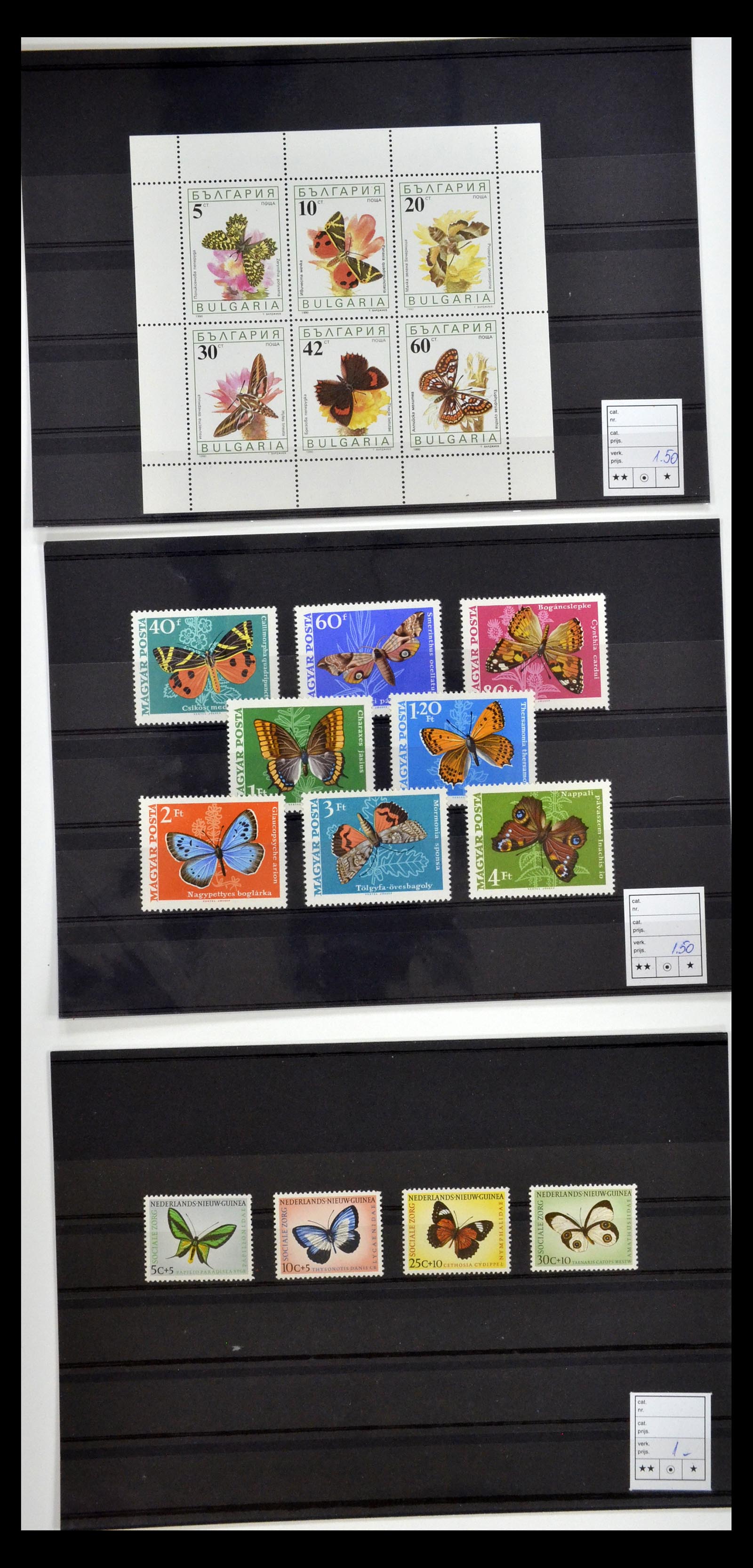 34501 046 - Postzegelverzameling 34501 Motief dieren 1960-2002.