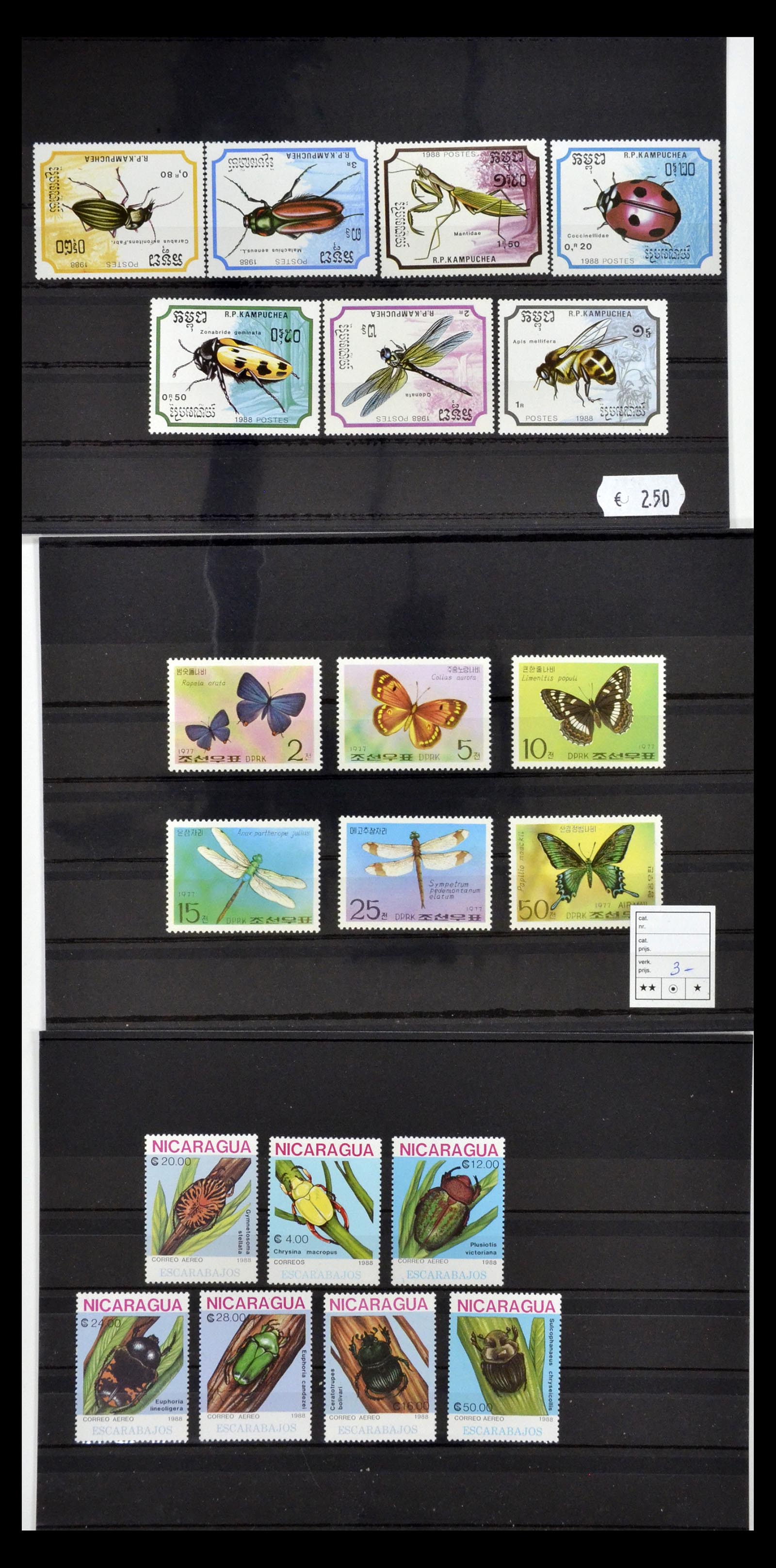 34501 048 - Postzegelverzameling 34501 Motief dieren 1960-2002.