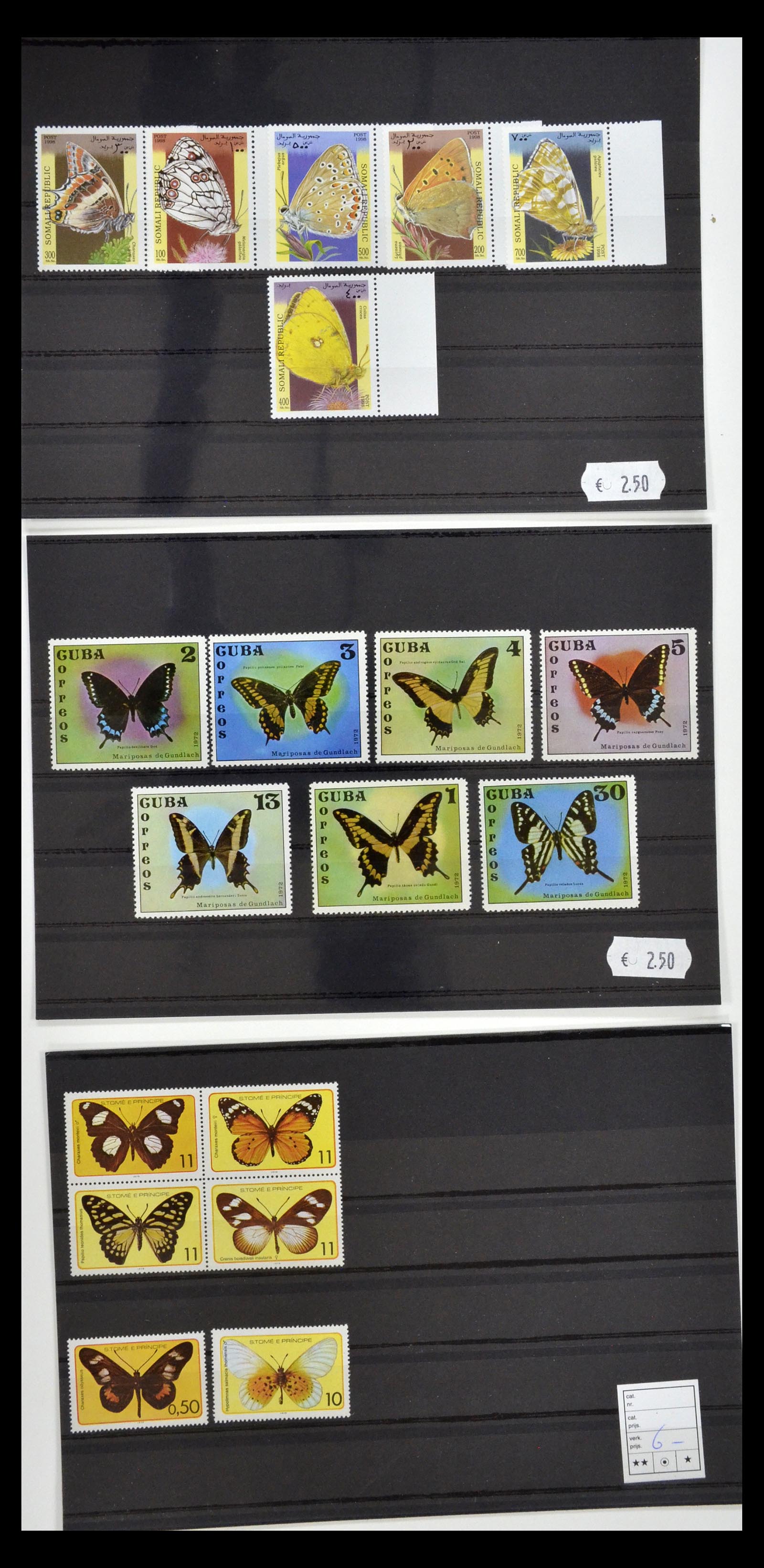 34501 050 - Postzegelverzameling 34501 Motief dieren 1960-2002.