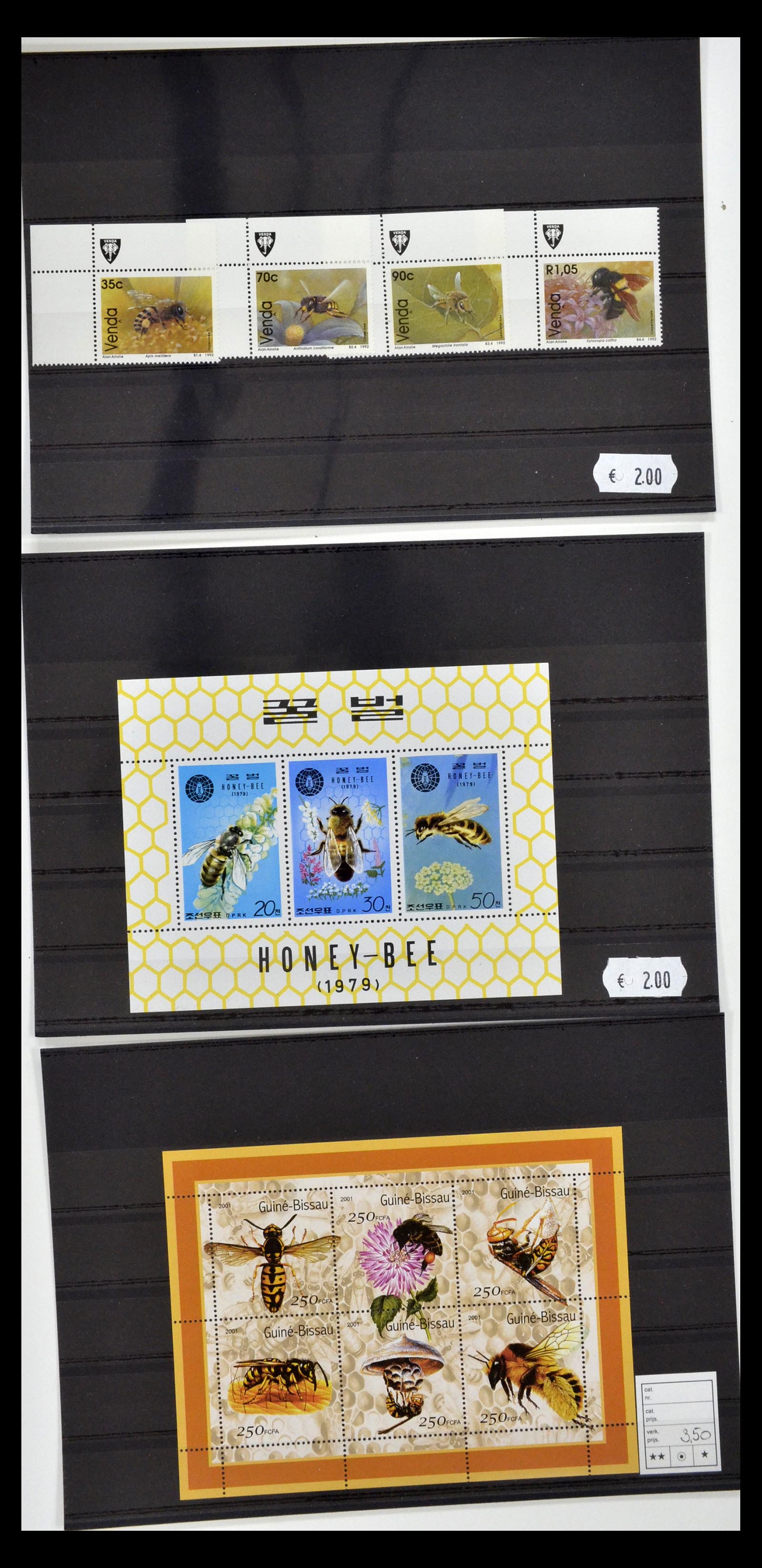 34501 055 - Postzegelverzameling 34501 Motief dieren 1960-2002.