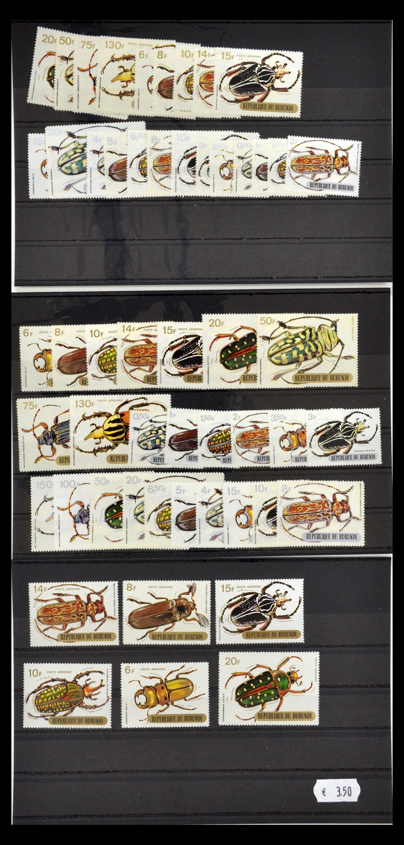 34501 060 - Postzegelverzameling 34501 Motief dieren 1960-2002.
