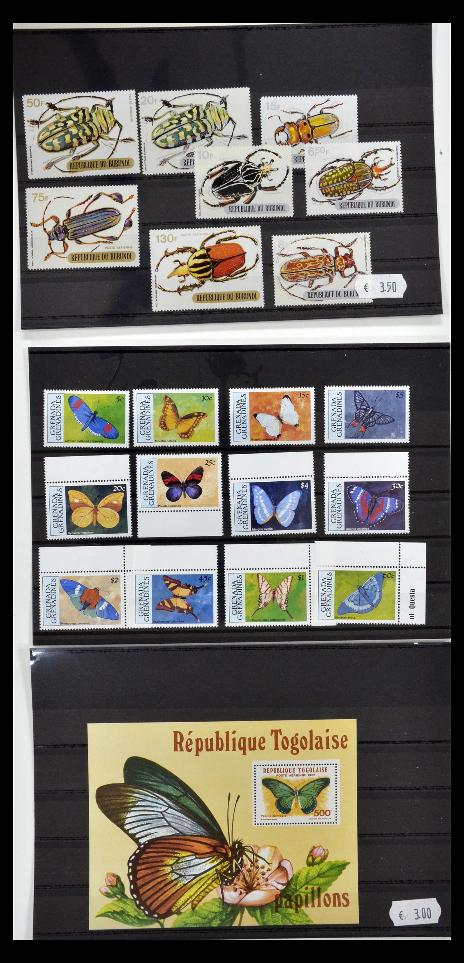 34501 062 - Stamp Collection 34501 Theme animals 1960-2002.