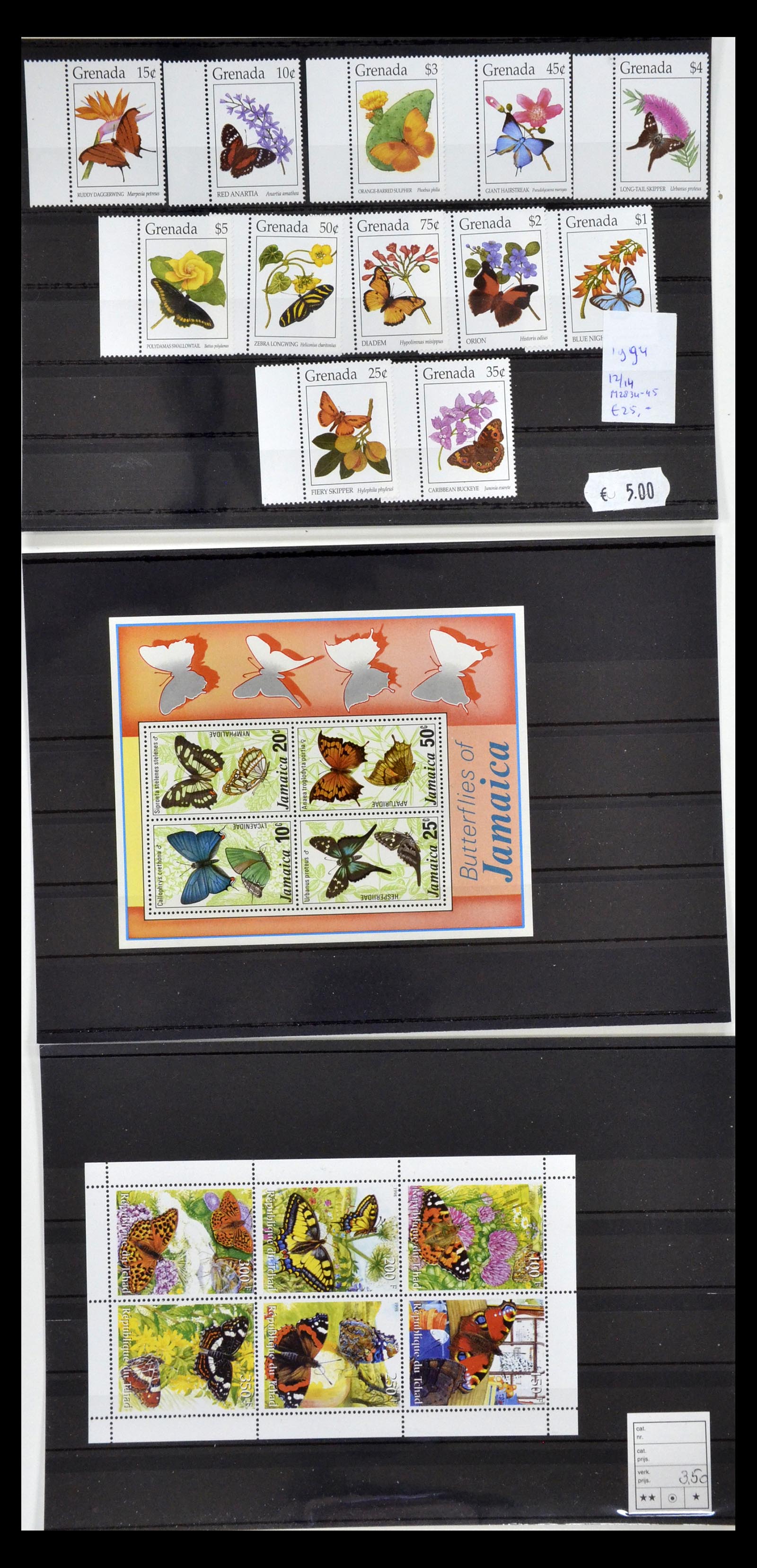 34501 064 - Postzegelverzameling 34501 Motief dieren 1960-2002.