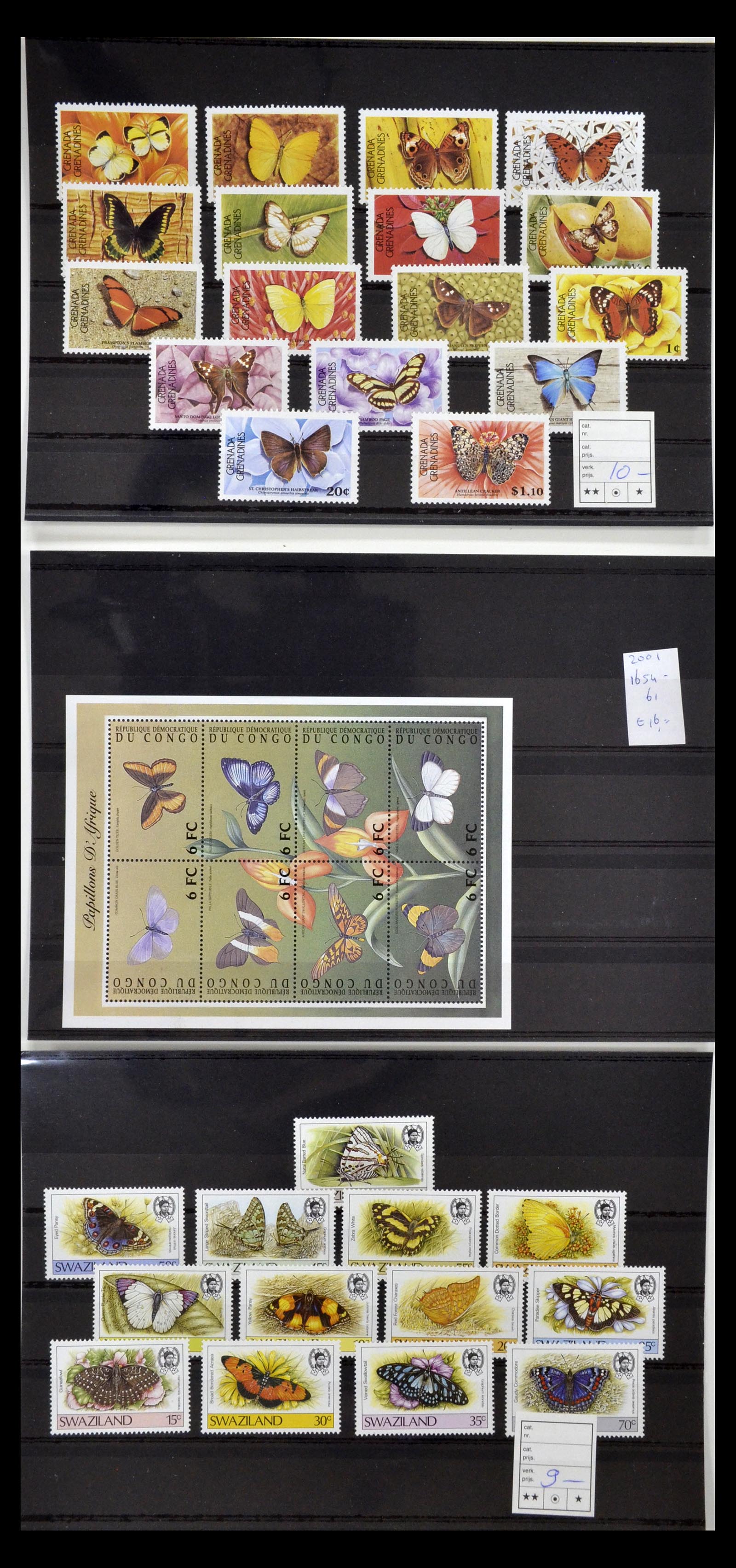 34501 065 - Postzegelverzameling 34501 Motief dieren 1960-2002.