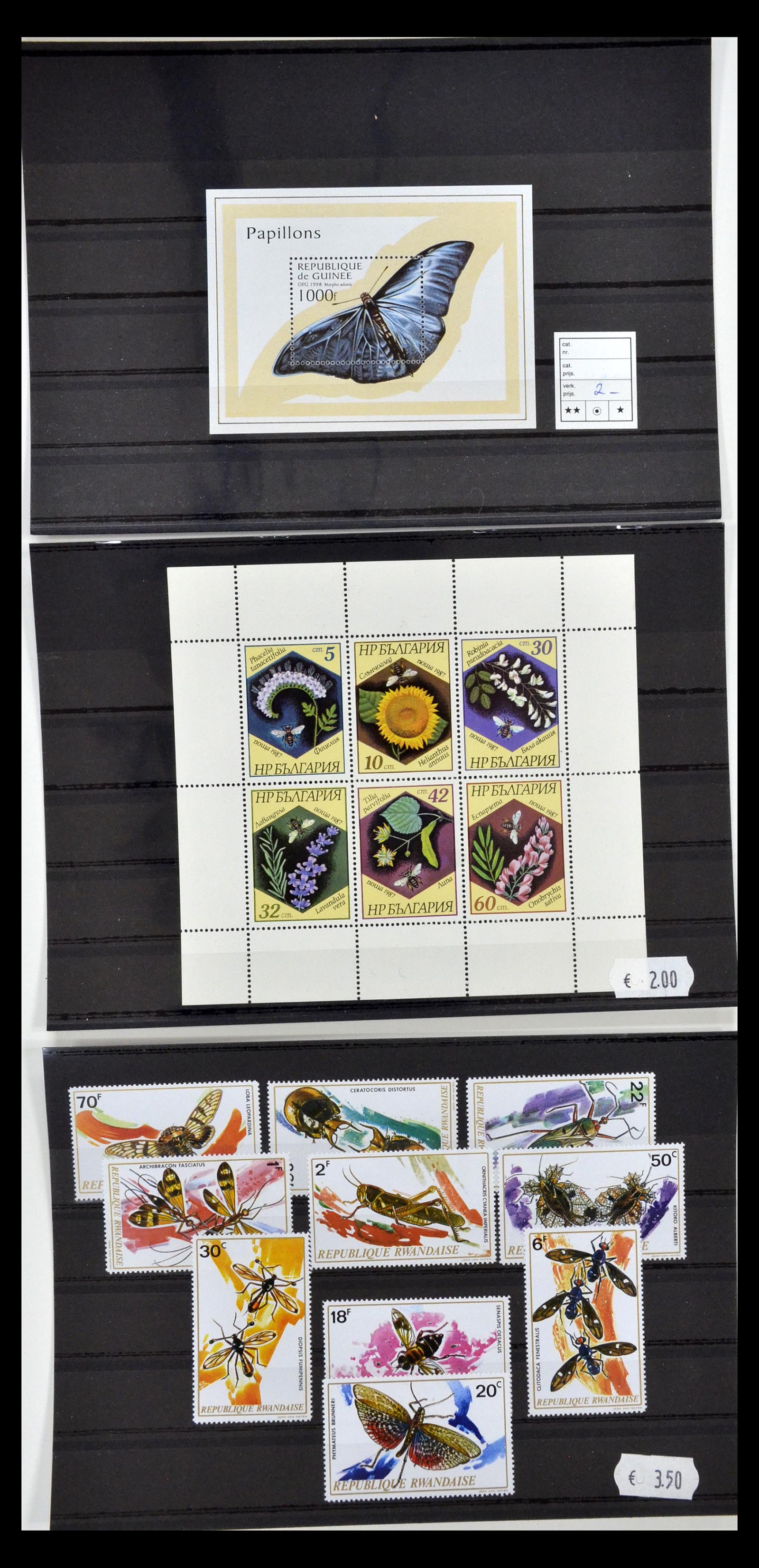 34501 066 - Postzegelverzameling 34501 Motief dieren 1960-2002.