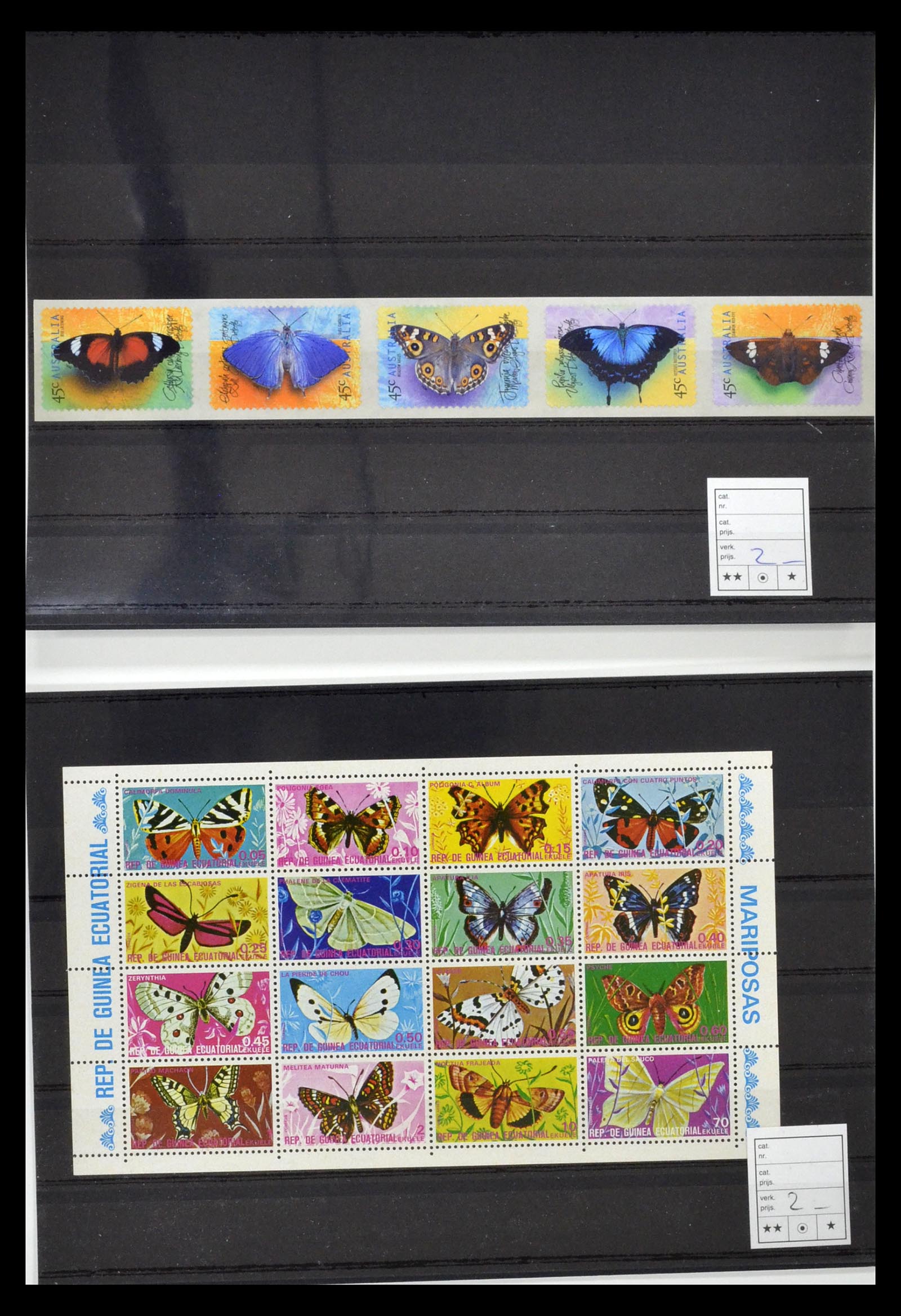 34501 067 - Postzegelverzameling 34501 Motief dieren 1960-2002.