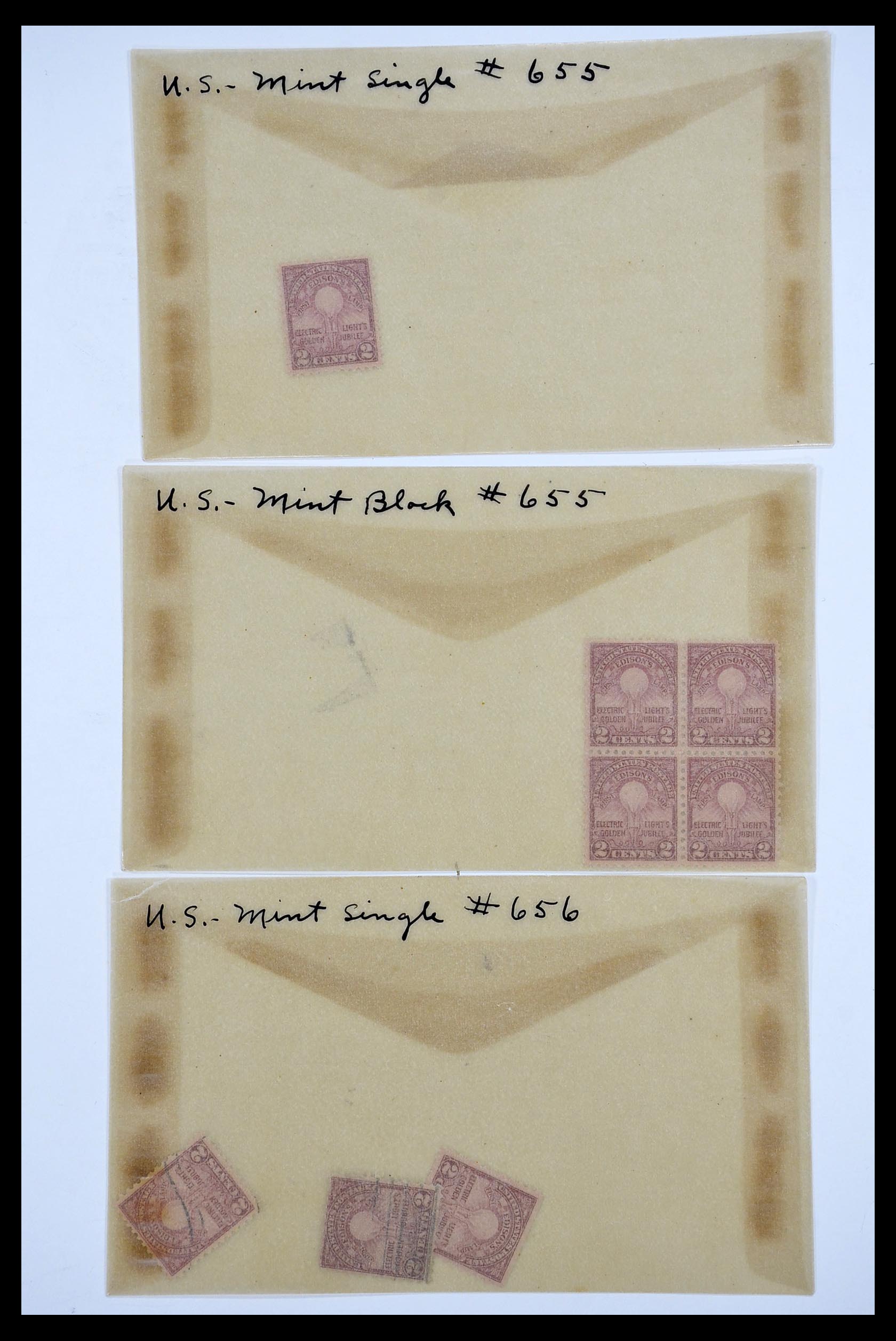 34502 002 - Postzegelverzameling 34502 USA 1918-1941.