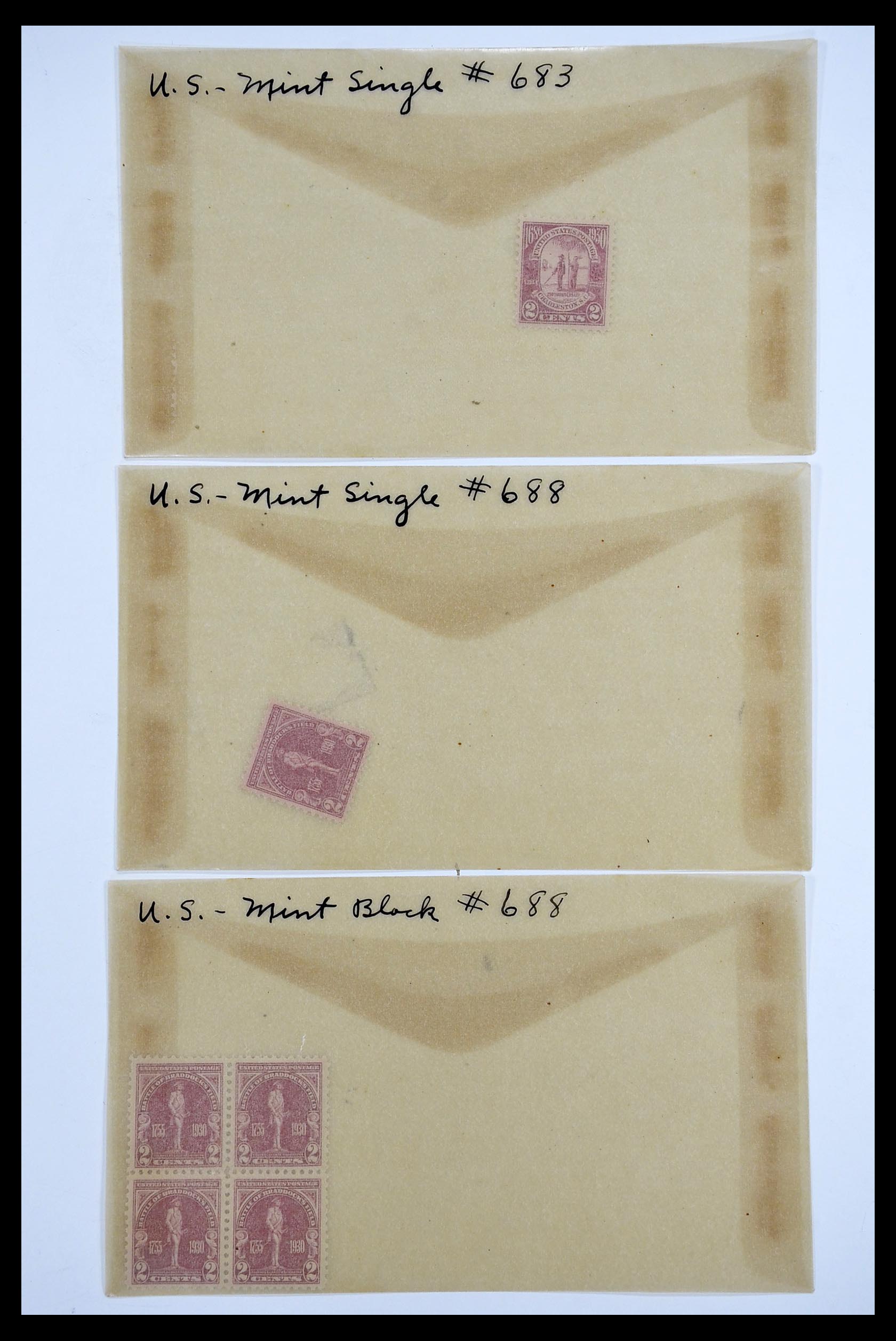 34502 006 - Stamp Collection 34502 USA 1918-1941.