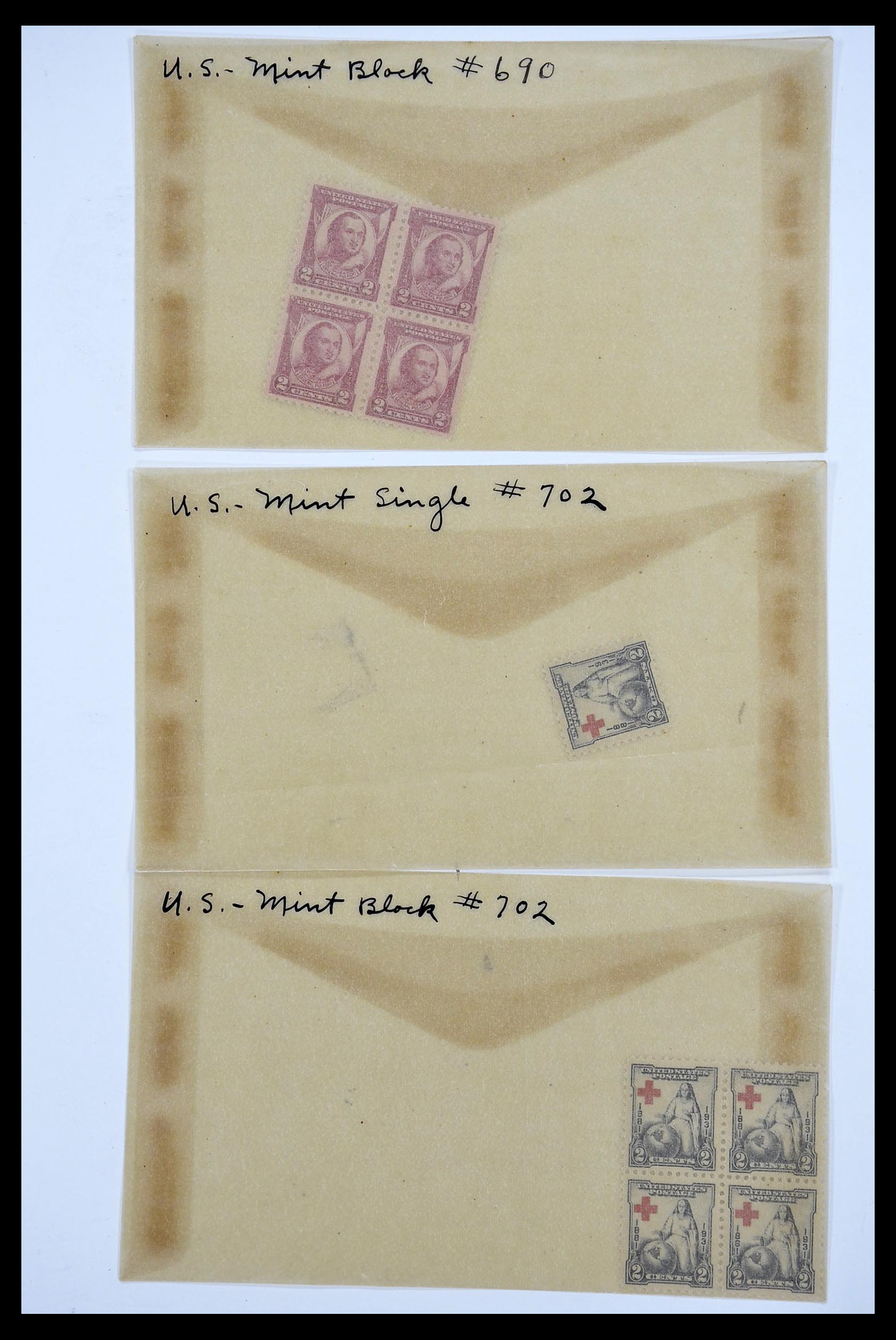 34502 008 - Stamp Collection 34502 USA 1918-1941.