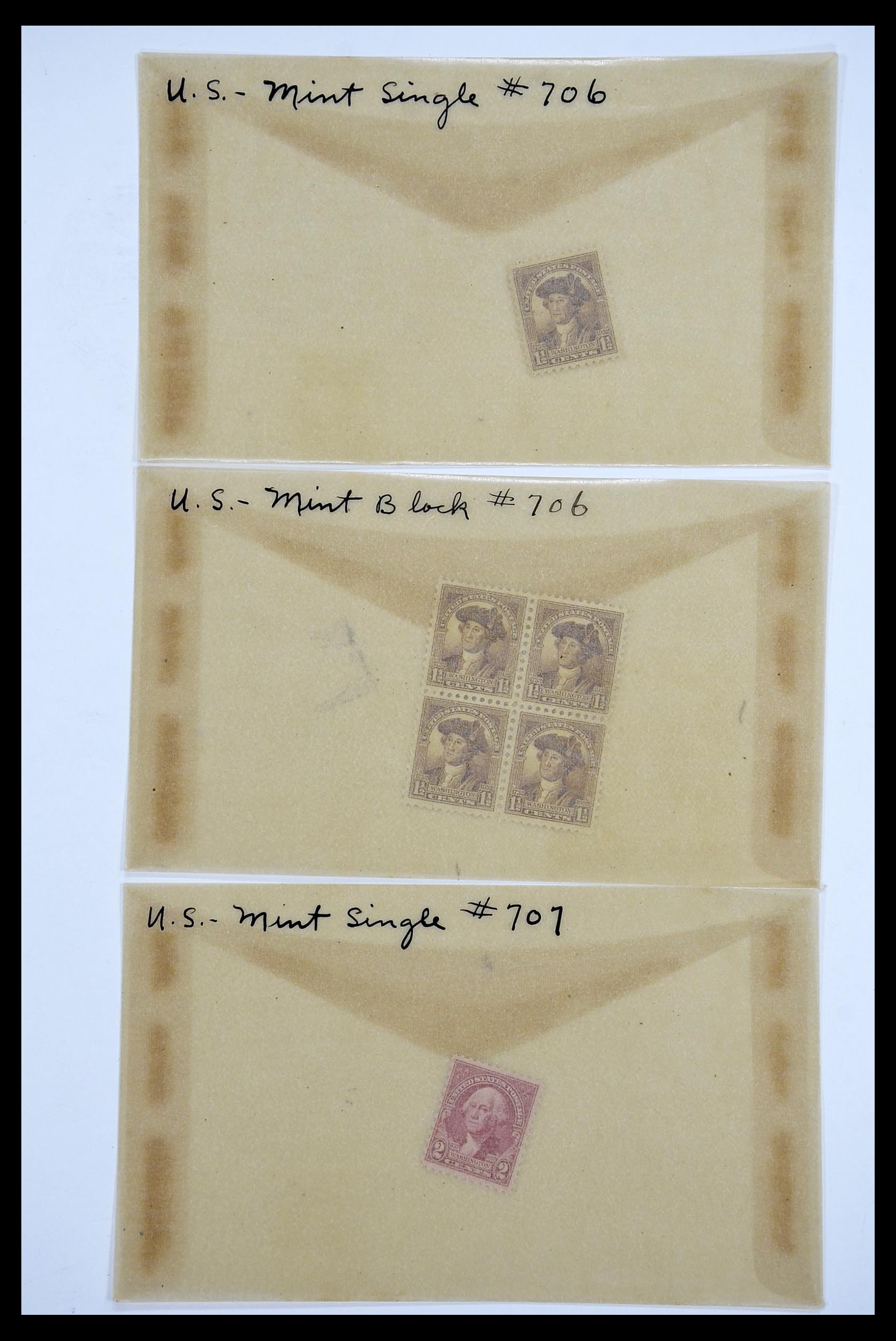 34502 011 - Stamp Collection 34502 USA 1918-1941.