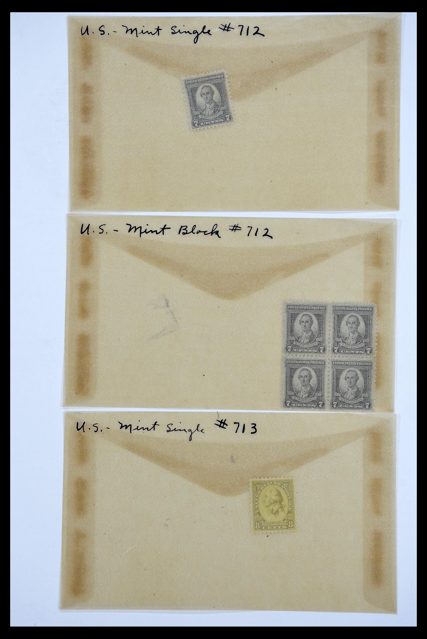 34502 015 - Postzegelverzameling 34502 USA 1918-1941.