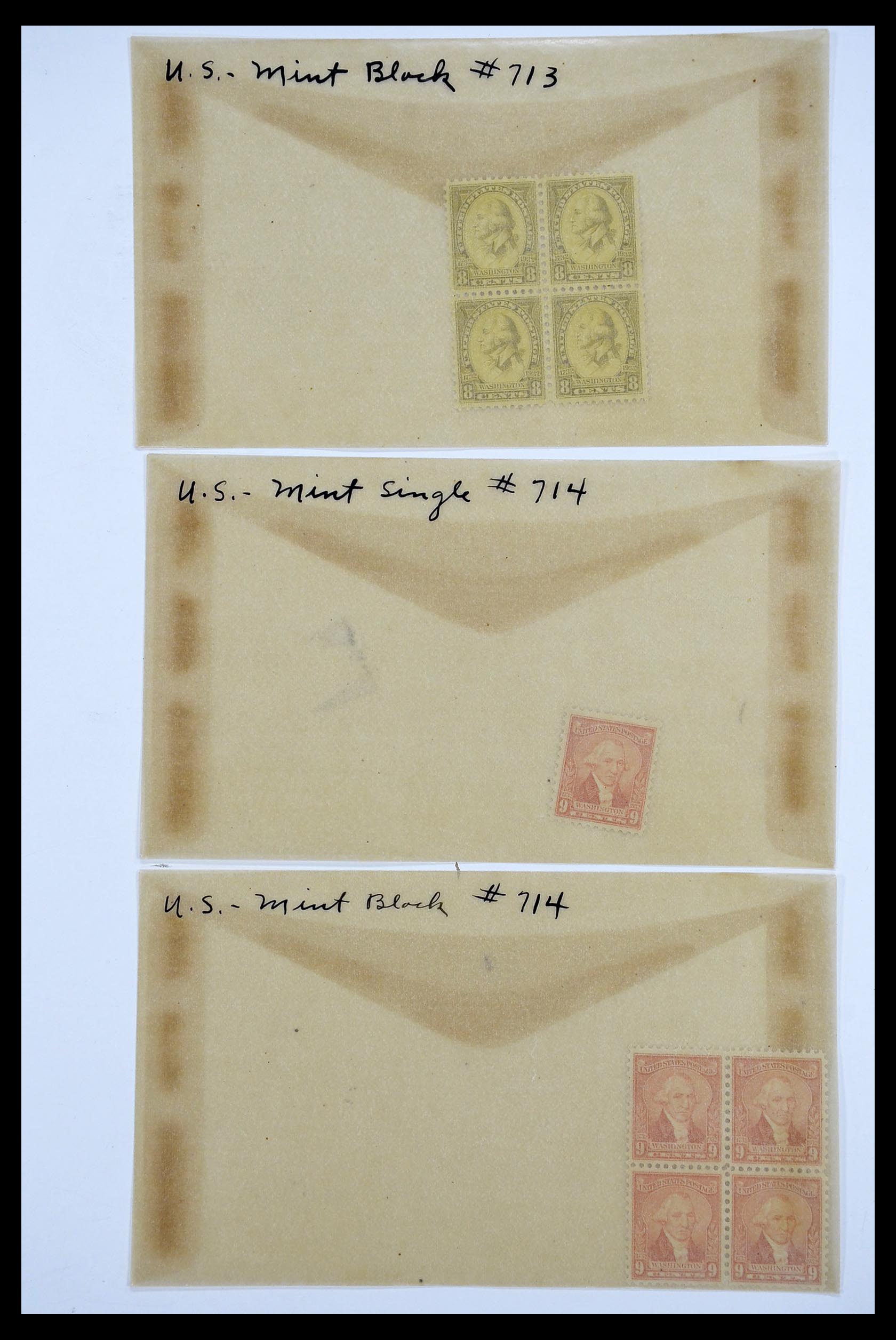 34502 016 - Stamp Collection 34502 USA 1918-1941.