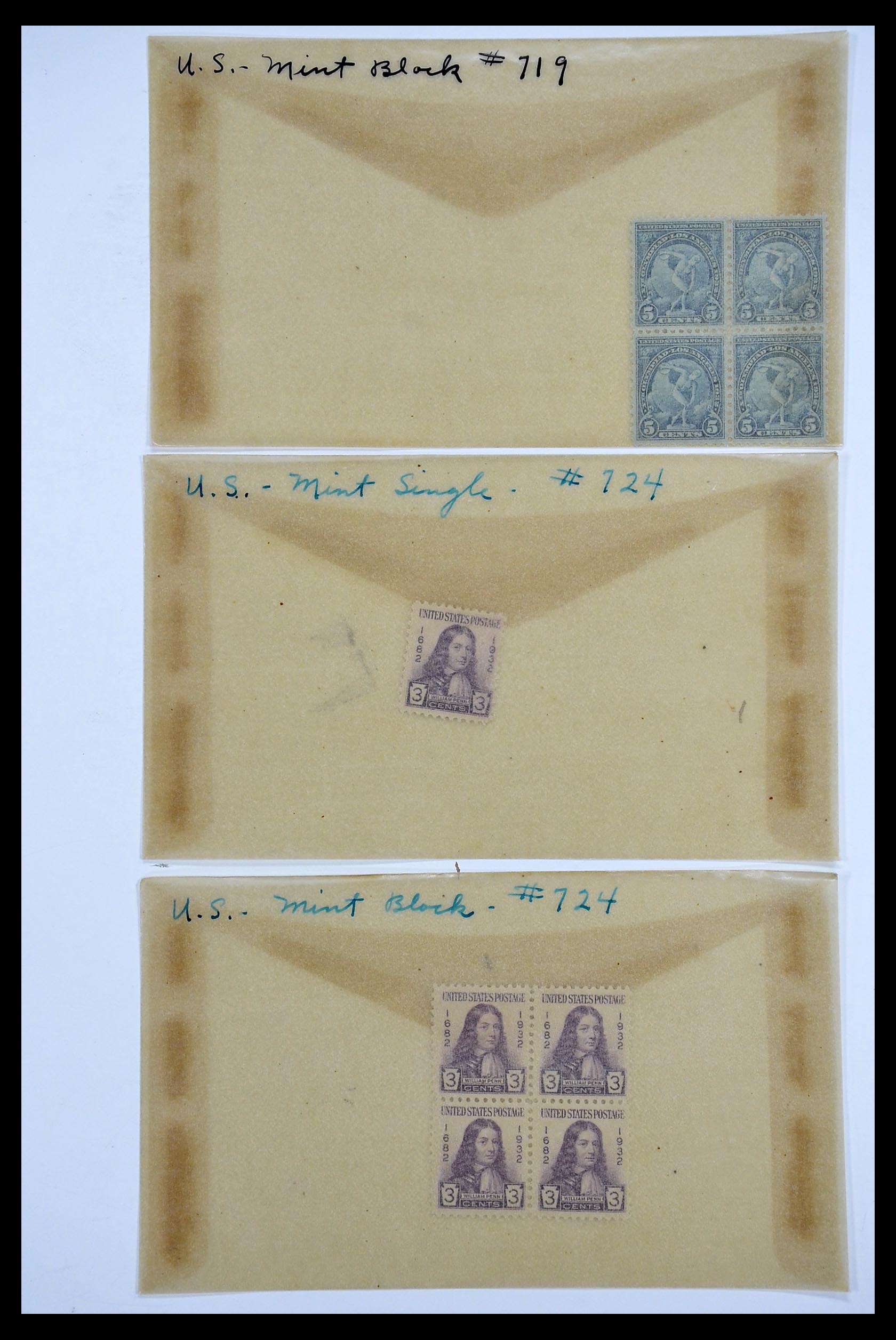 34502 020 - Stamp Collection 34502 USA 1918-1941.