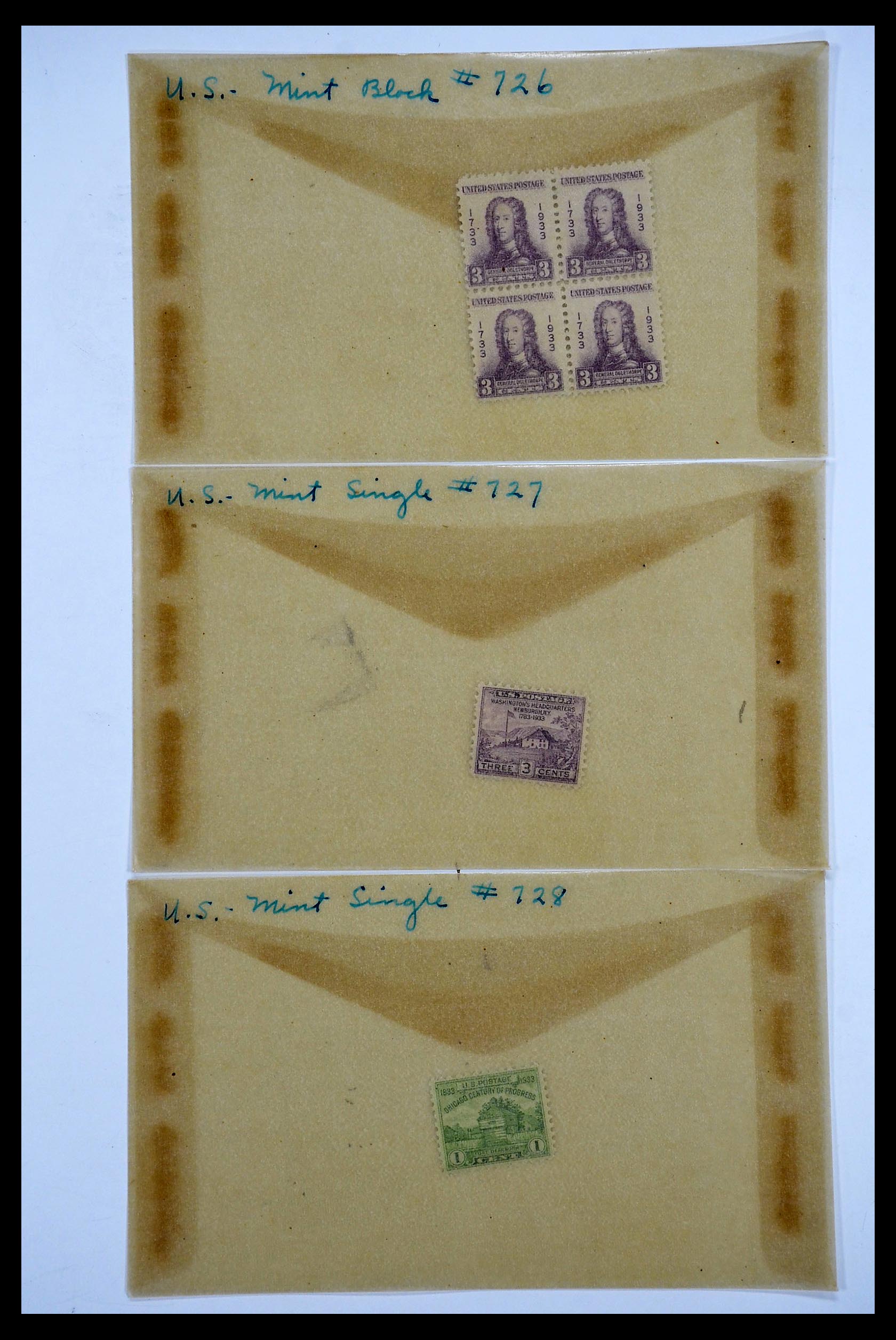 34502 022 - Postzegelverzameling 34502 USA 1918-1941.