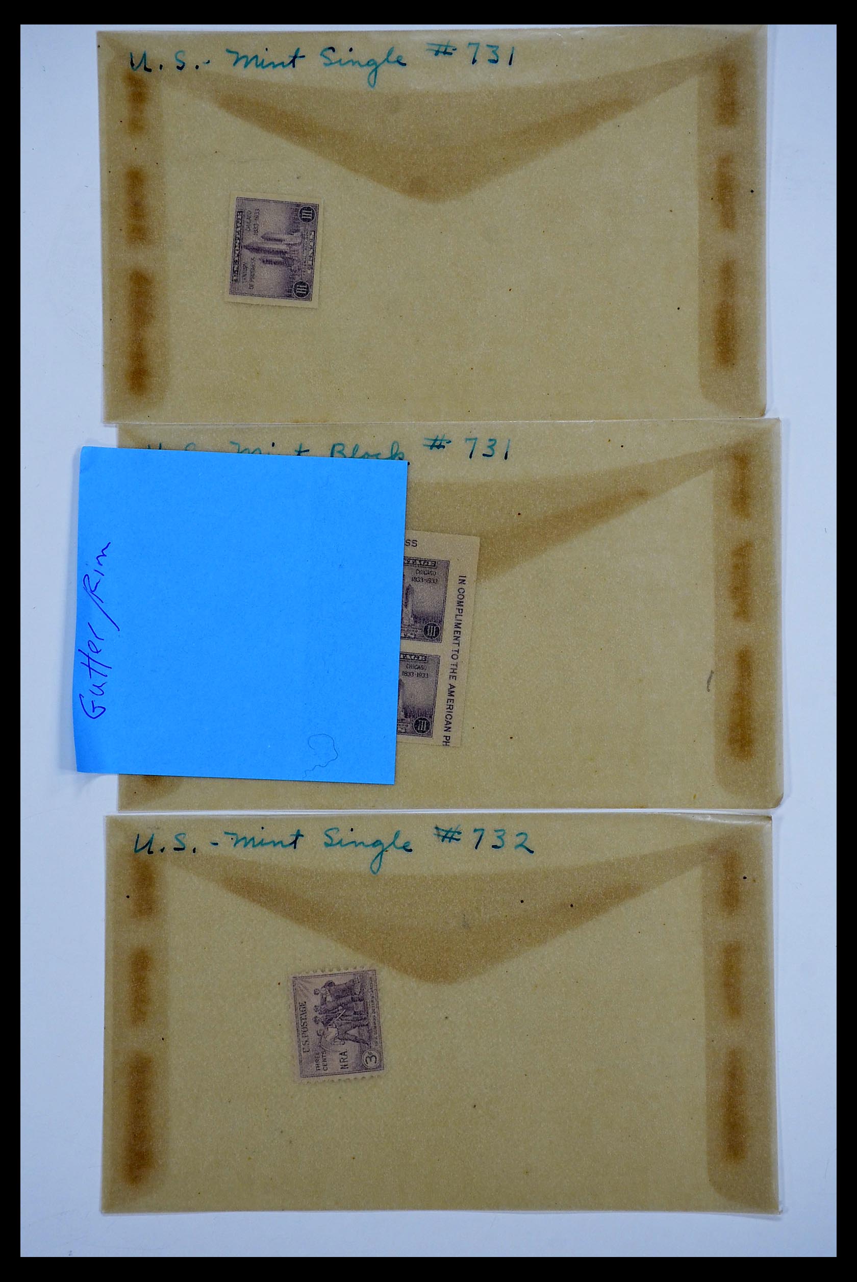 34502 025 - Stamp Collection 34502 USA 1918-1941.