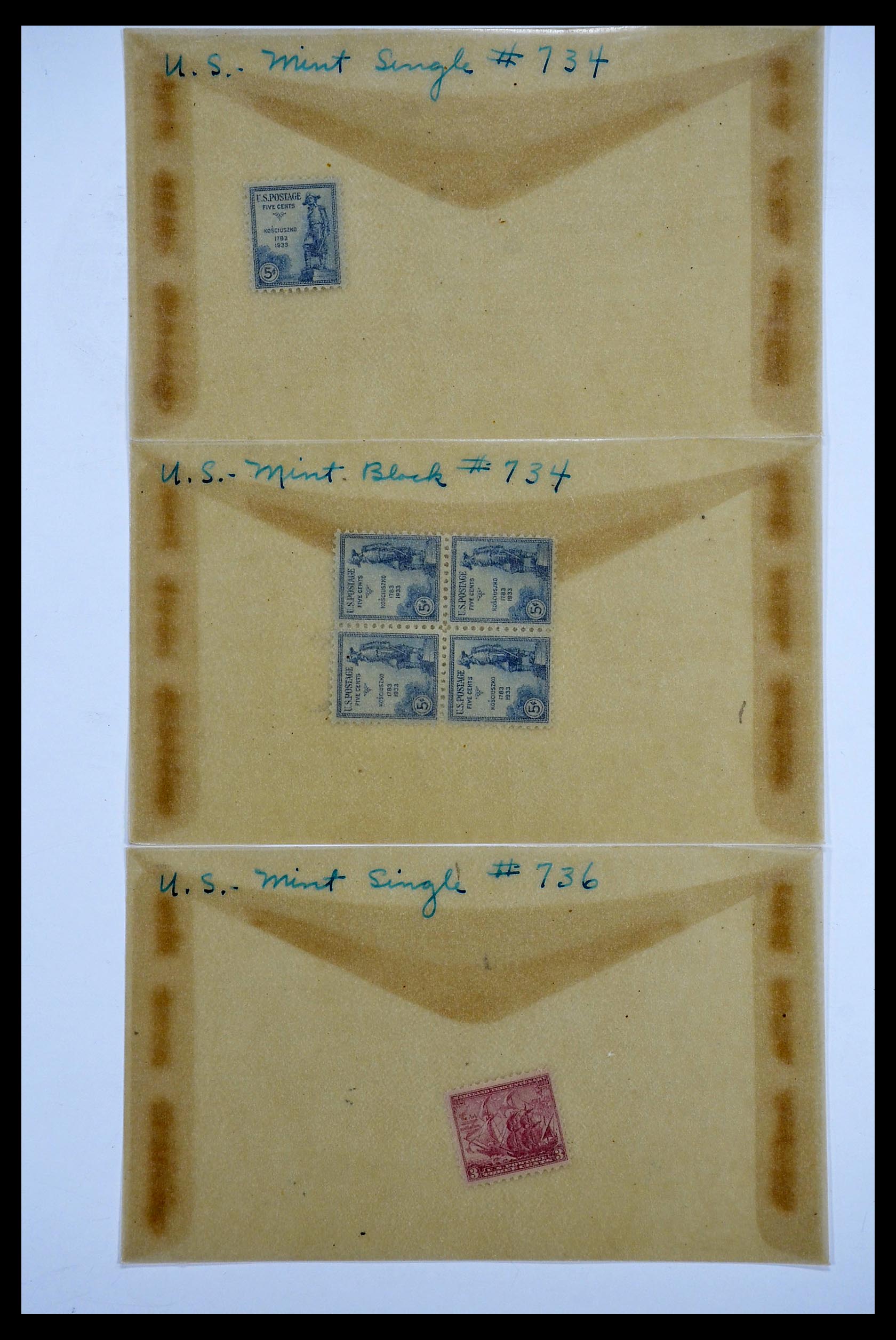 34502 027 - Postzegelverzameling 34502 USA 1918-1941.