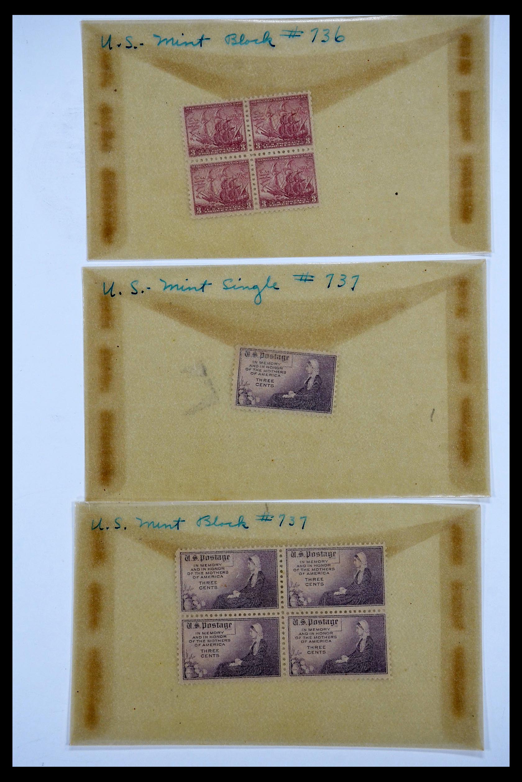 34502 028 - Postzegelverzameling 34502 USA 1918-1941.