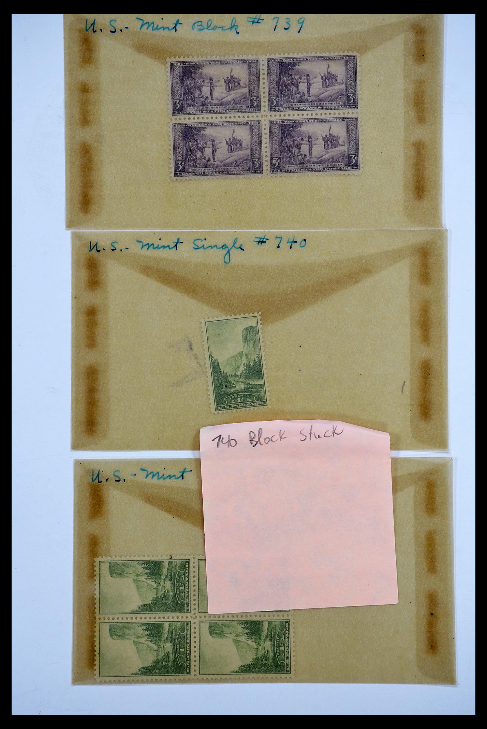 34502 030 - Stamp Collection 34502 USA 1918-1941.