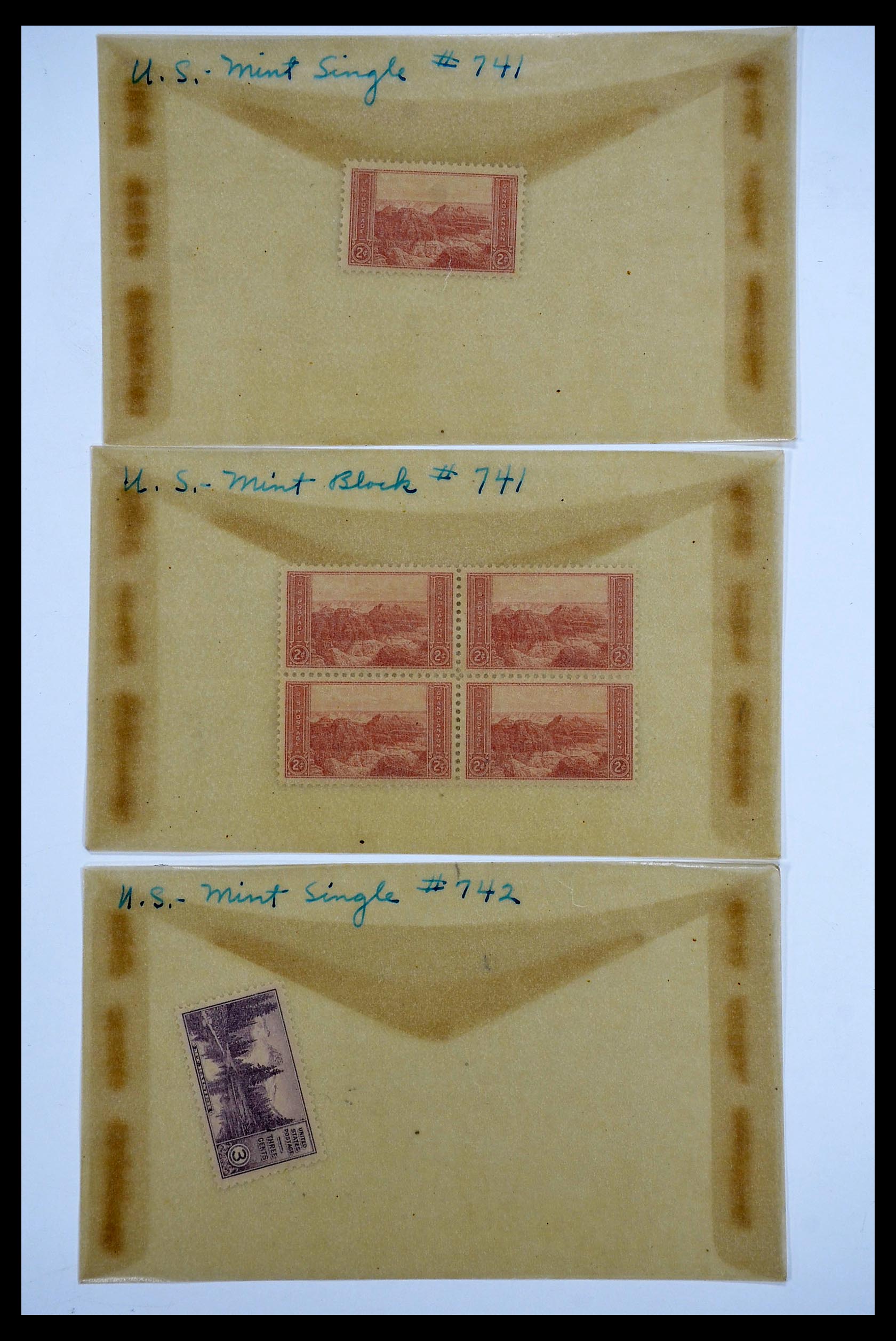 34502 031 - Postzegelverzameling 34502 USA 1918-1941.