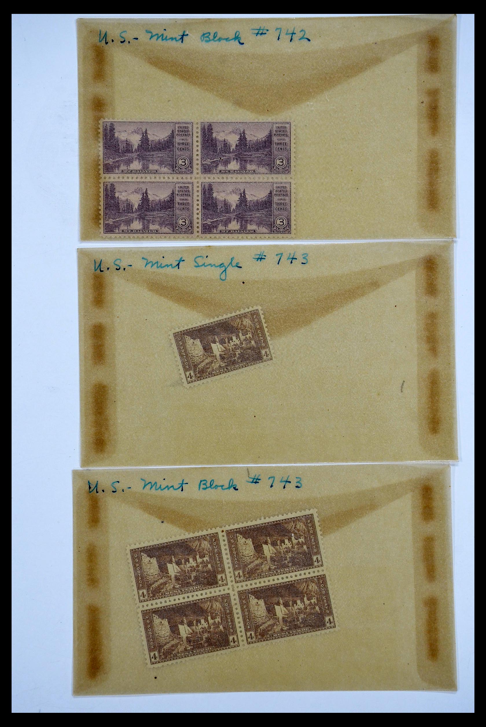 34502 032 - Postzegelverzameling 34502 USA 1918-1941.